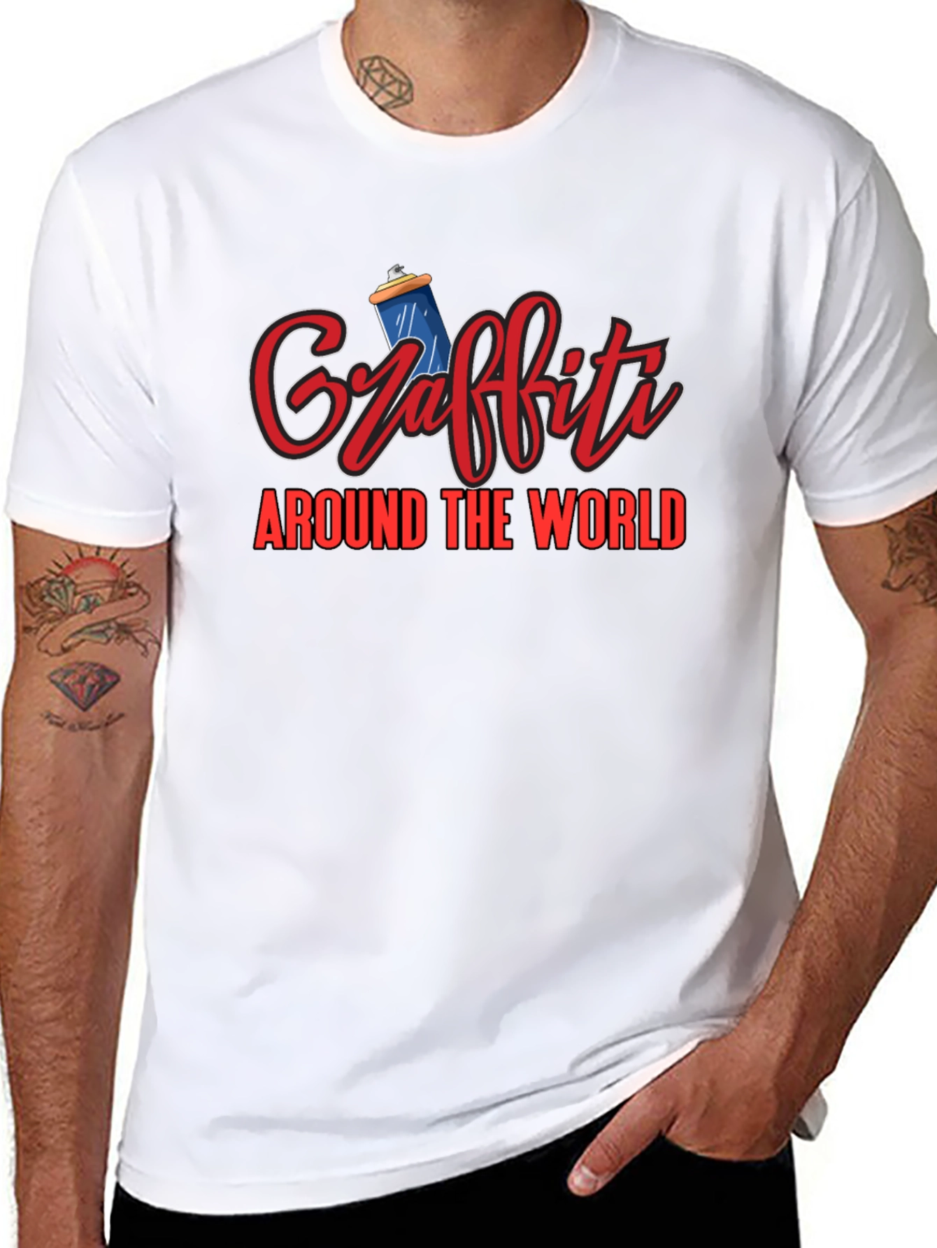 Graffiti Around the World Graphic Tee
