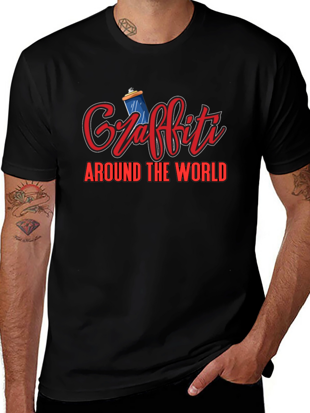 Graffiti Around the World Graphic Tee