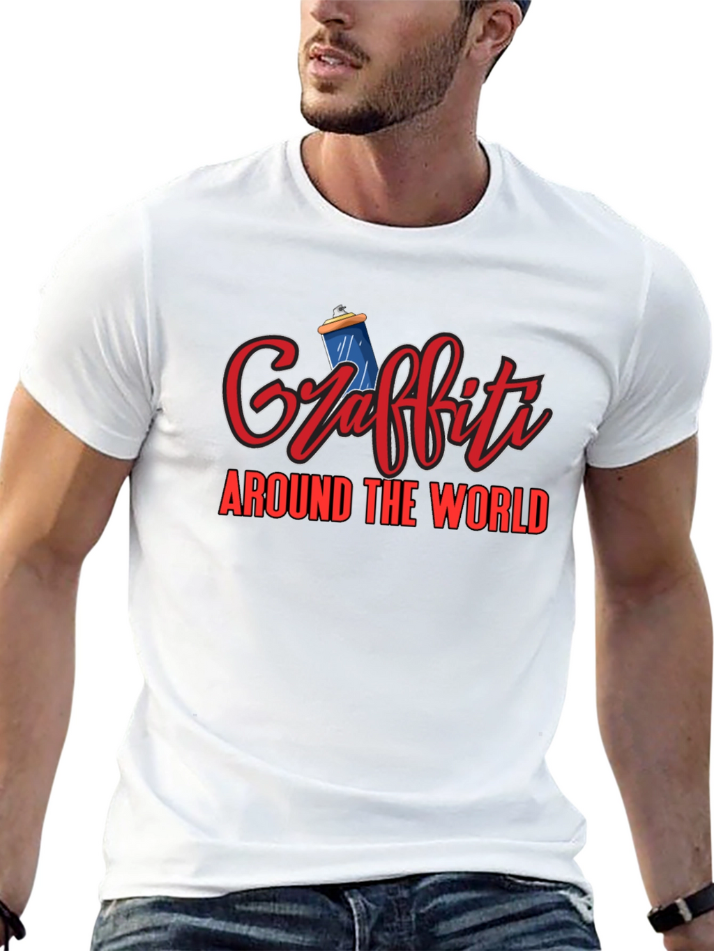 Graffiti Around the World Graphic Tee