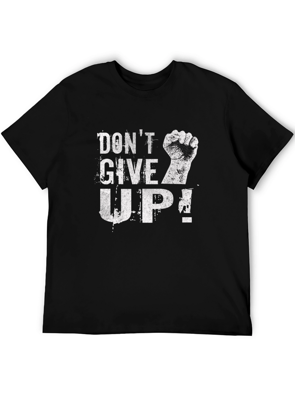 Dont Give Up Graphic Print T-Shirt