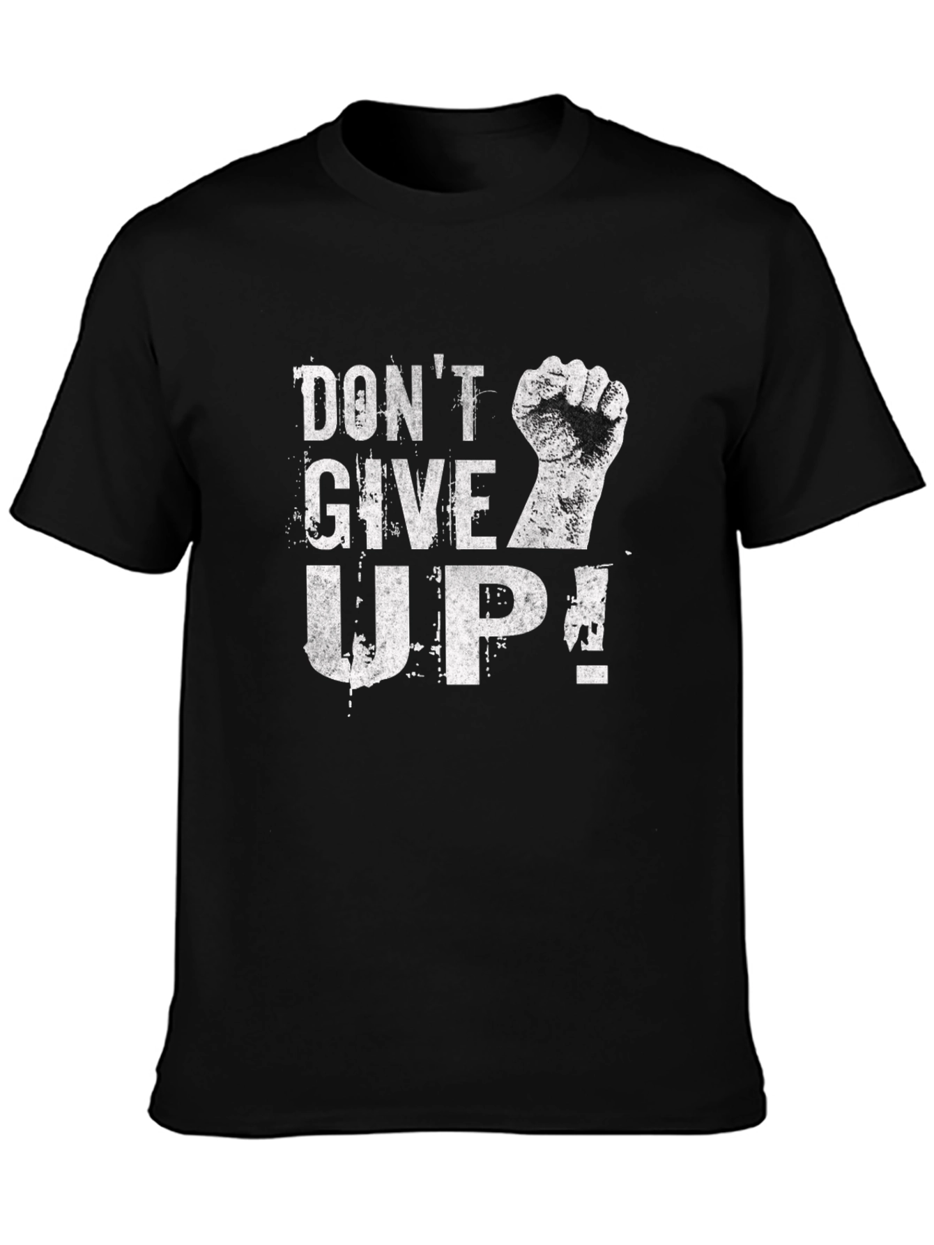 Dont Give Up Graphic Print T-Shirt