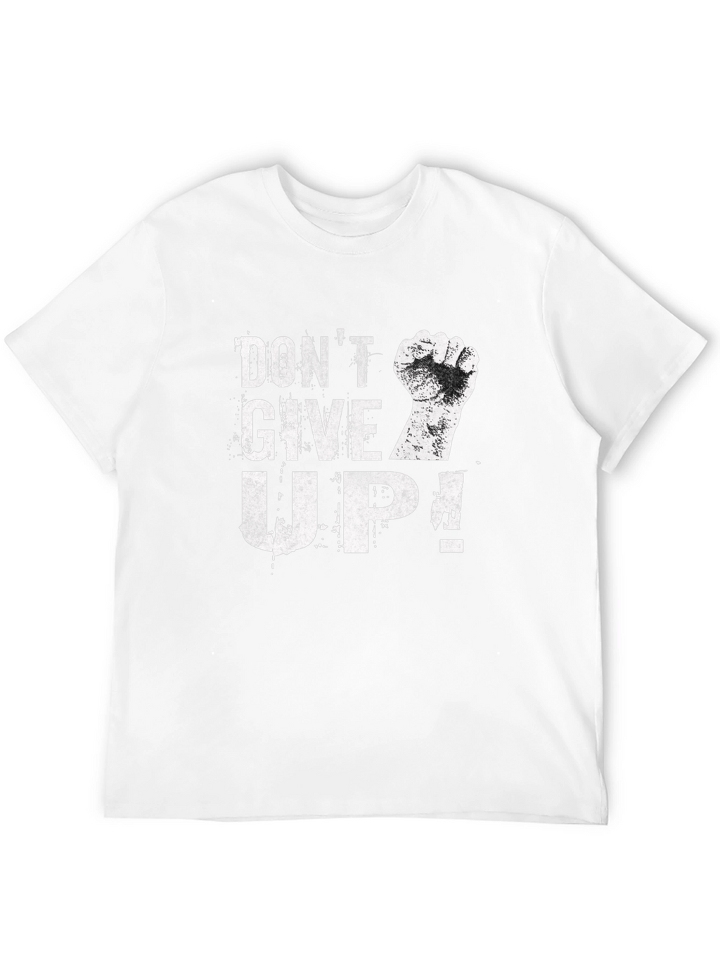 Dont Give Up Graphic Print T-Shirt