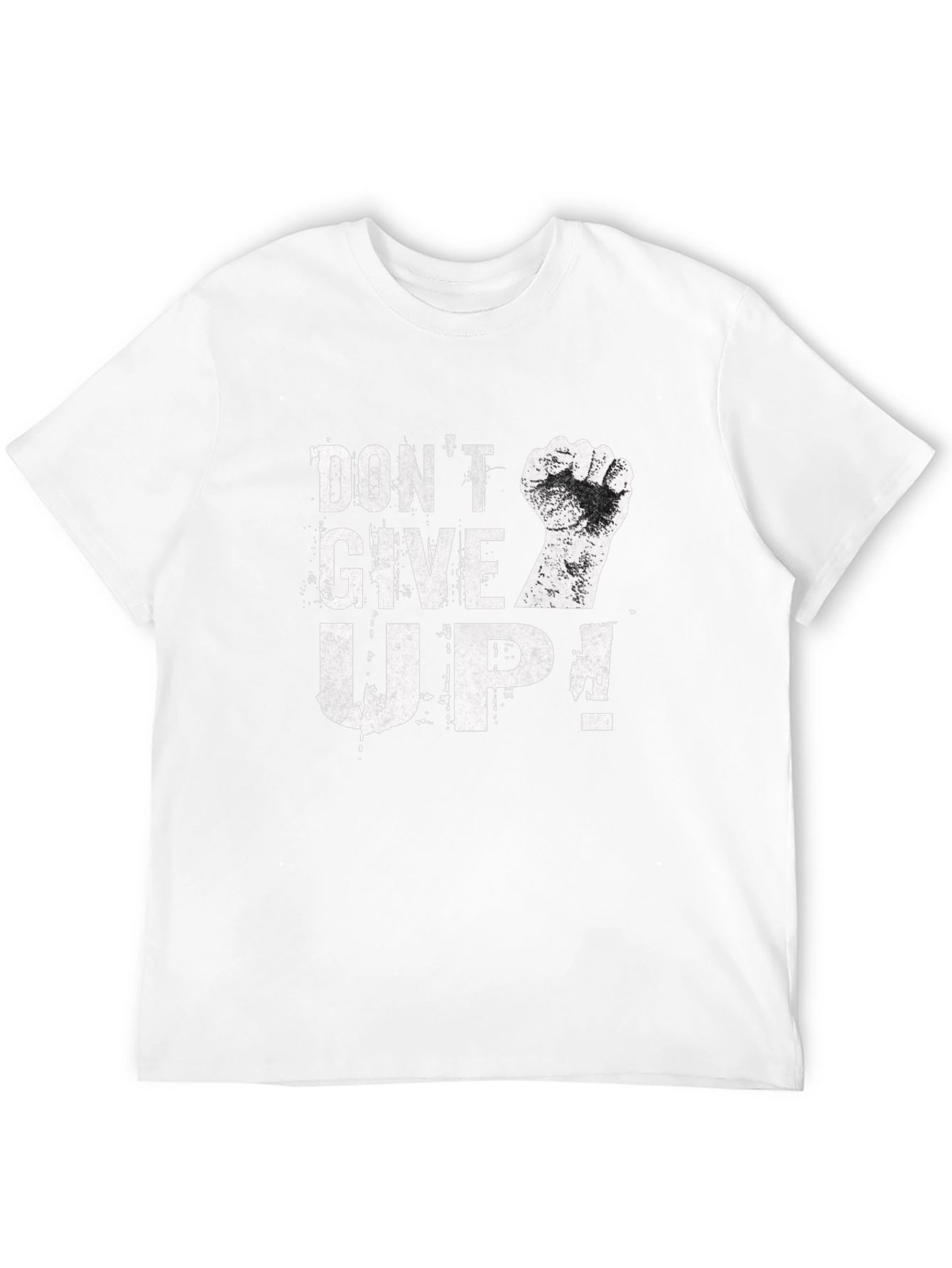Dont Give Up Graphic Print T-Shirt