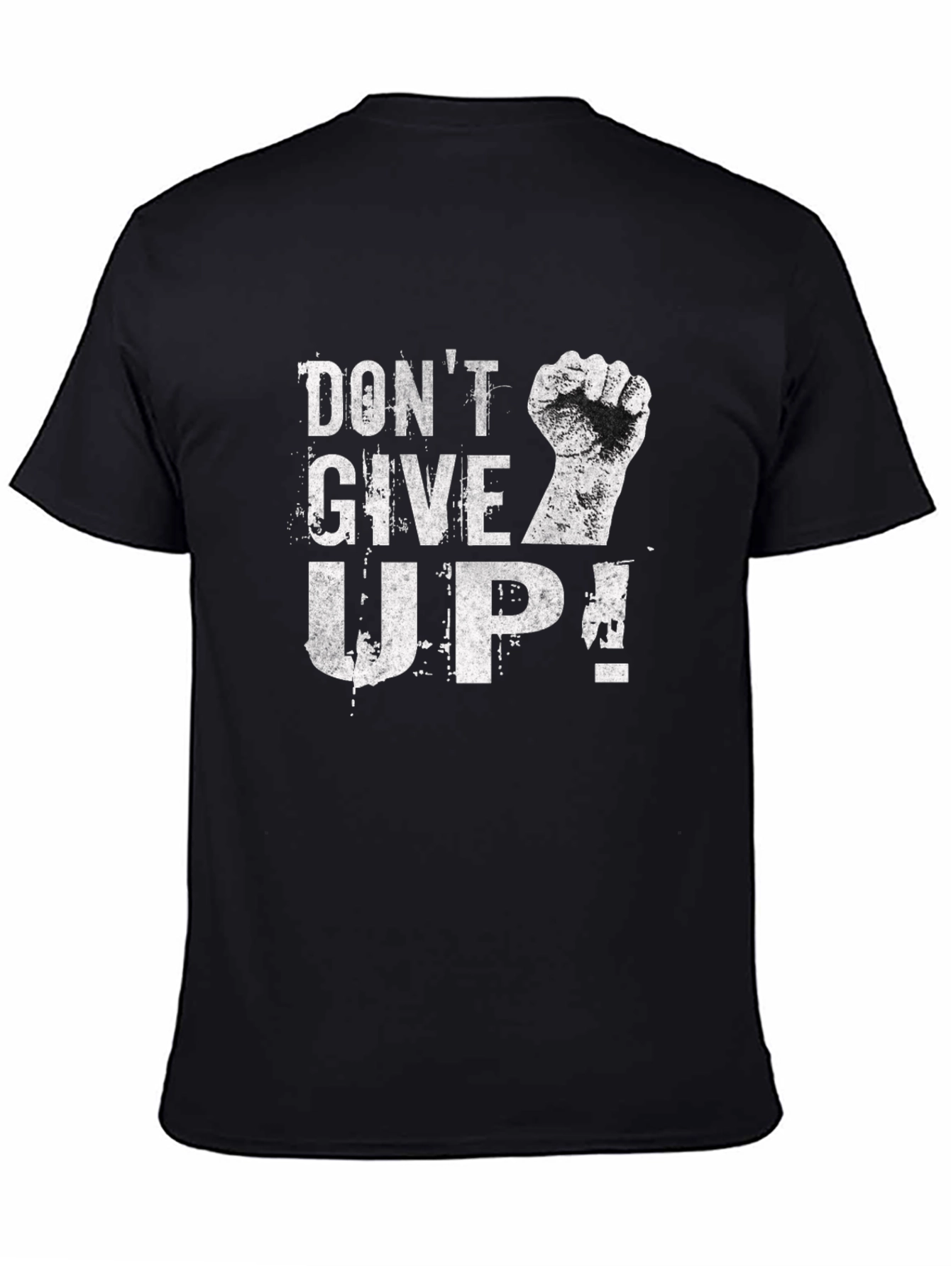 Dont Give Up Graphic Print T-Shirt