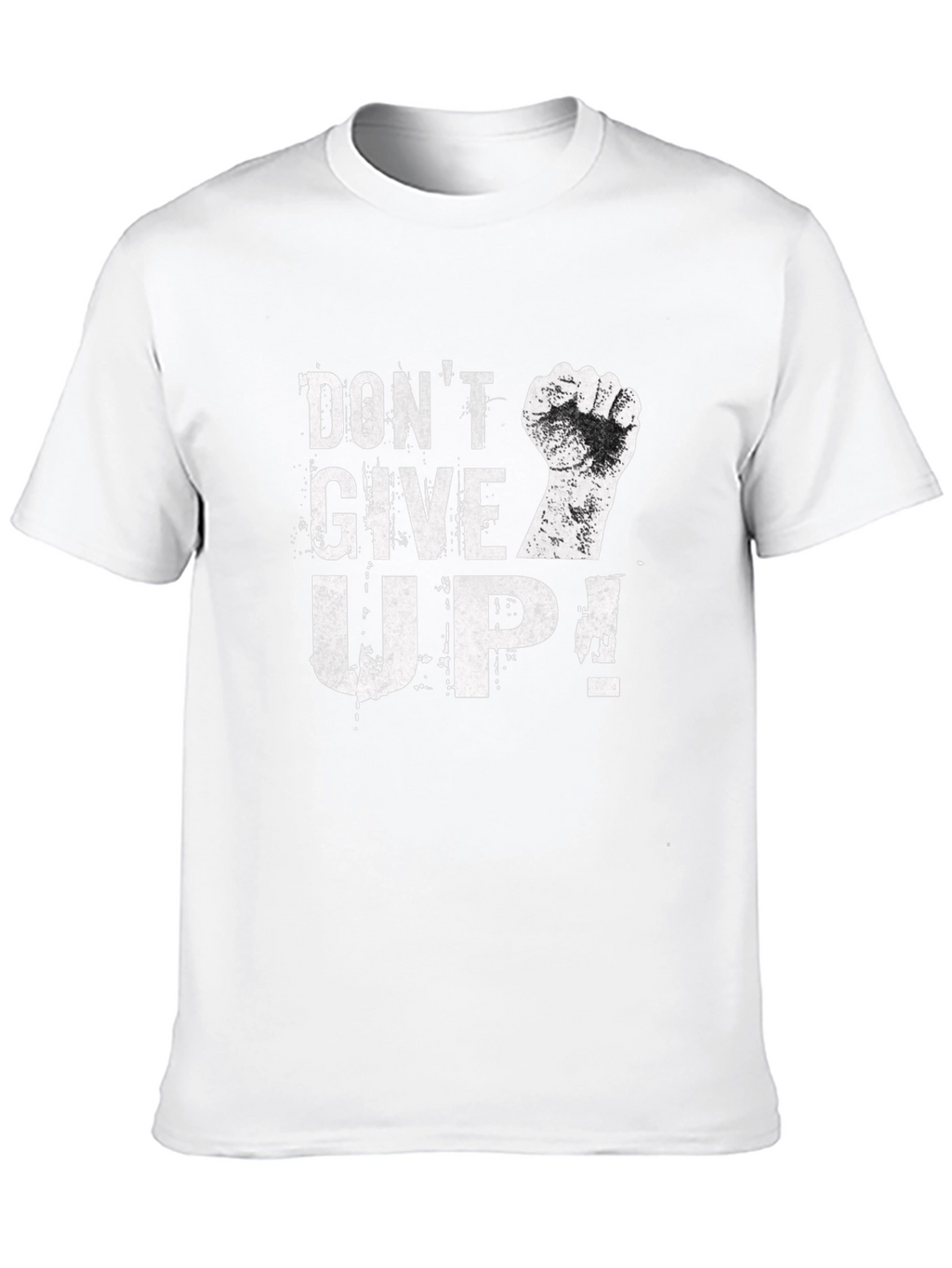 Dont Give Up Graphic Print T-Shirt