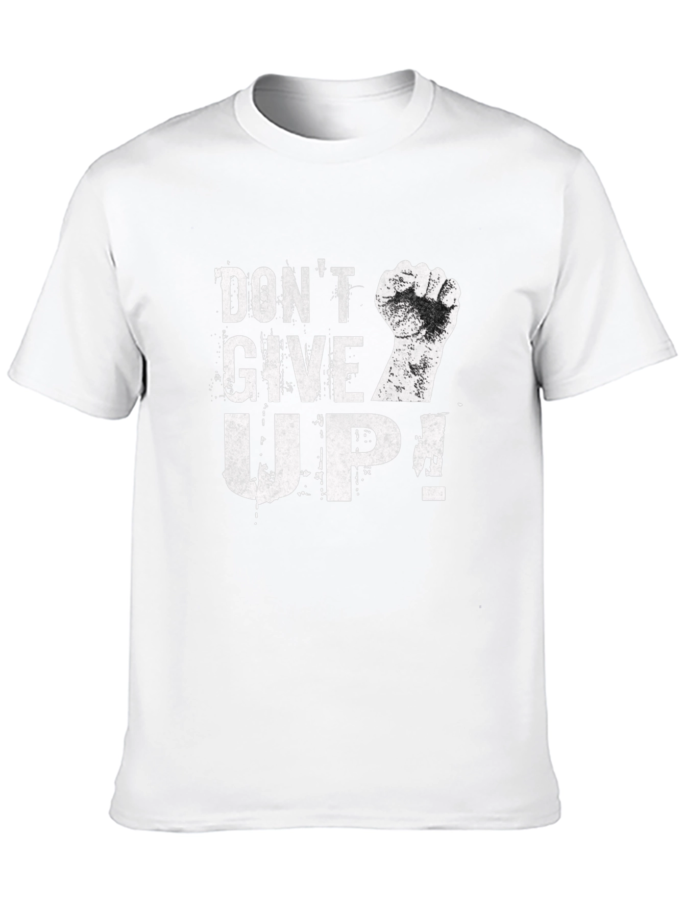 Dont Give Up Graphic Print T-Shirt