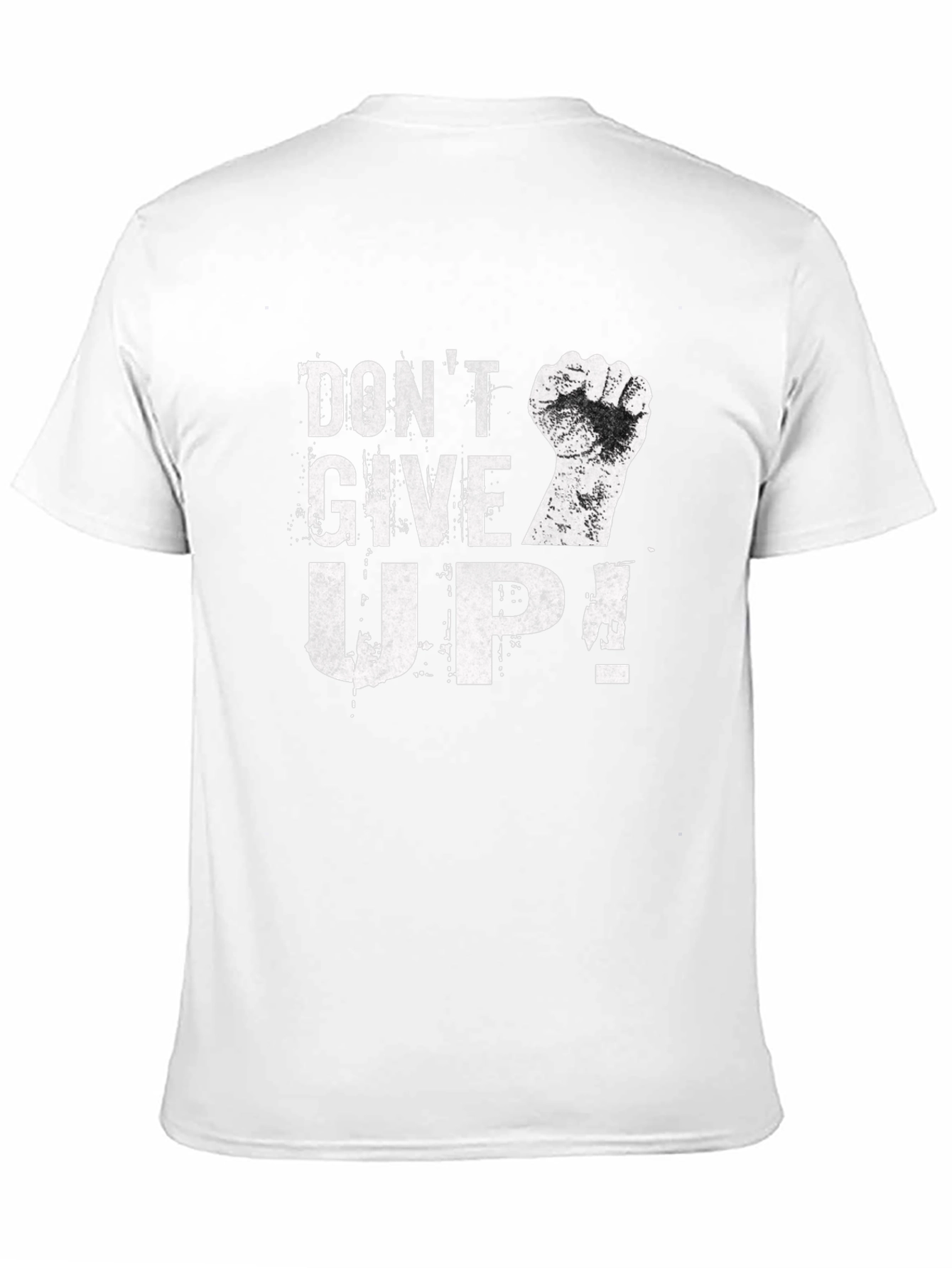 Dont Give Up Graphic Print T-Shirt