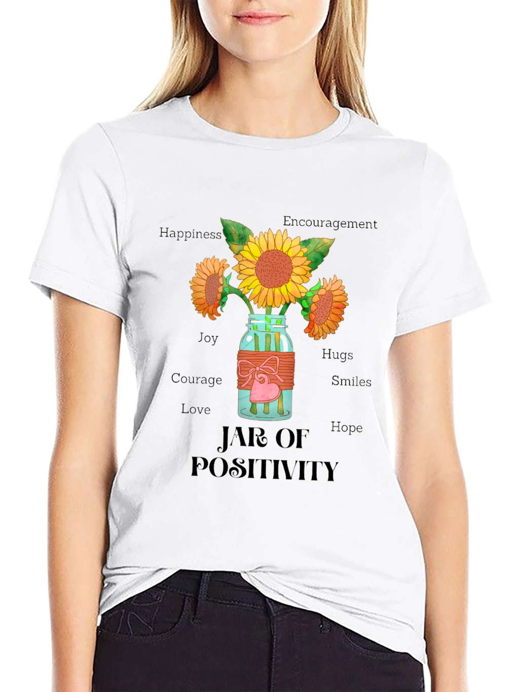 Jar of Positivity Graphic T-Shirt