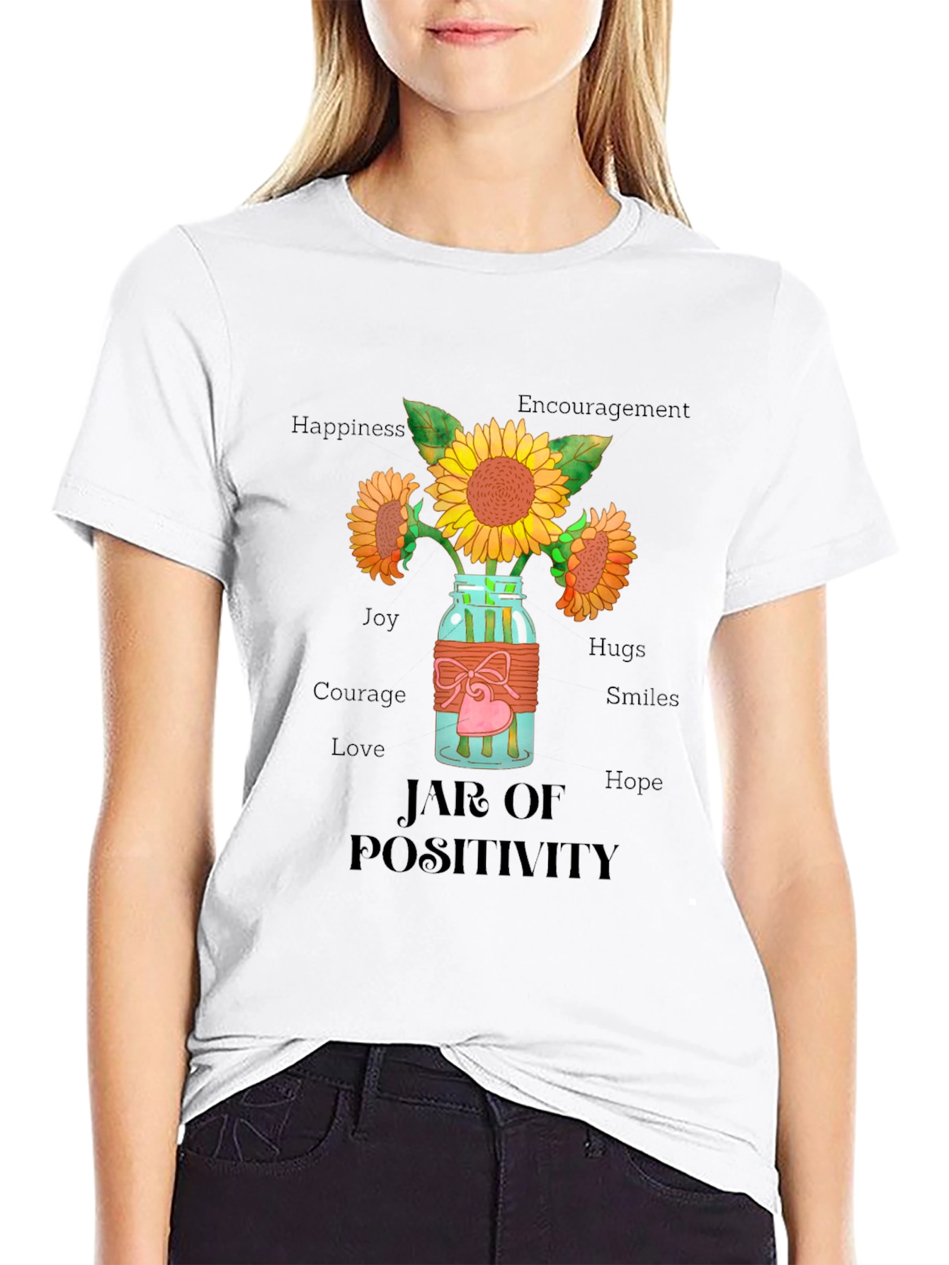 Jar of Positivity Graphic T-Shirt