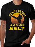 Beauty Brains & a Black Belt T-Shirt