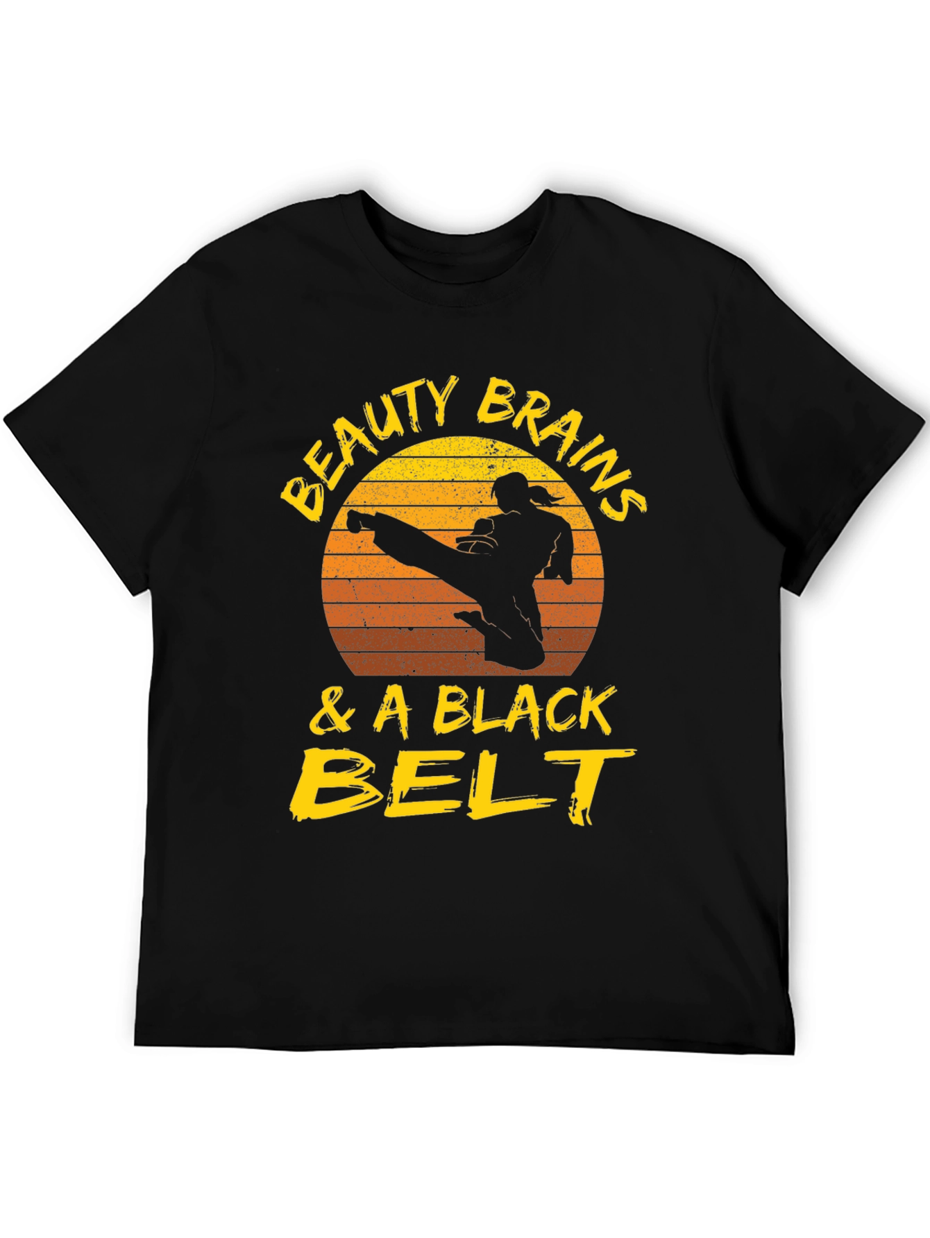 Beauty Brains & a Black Belt T-Shirt