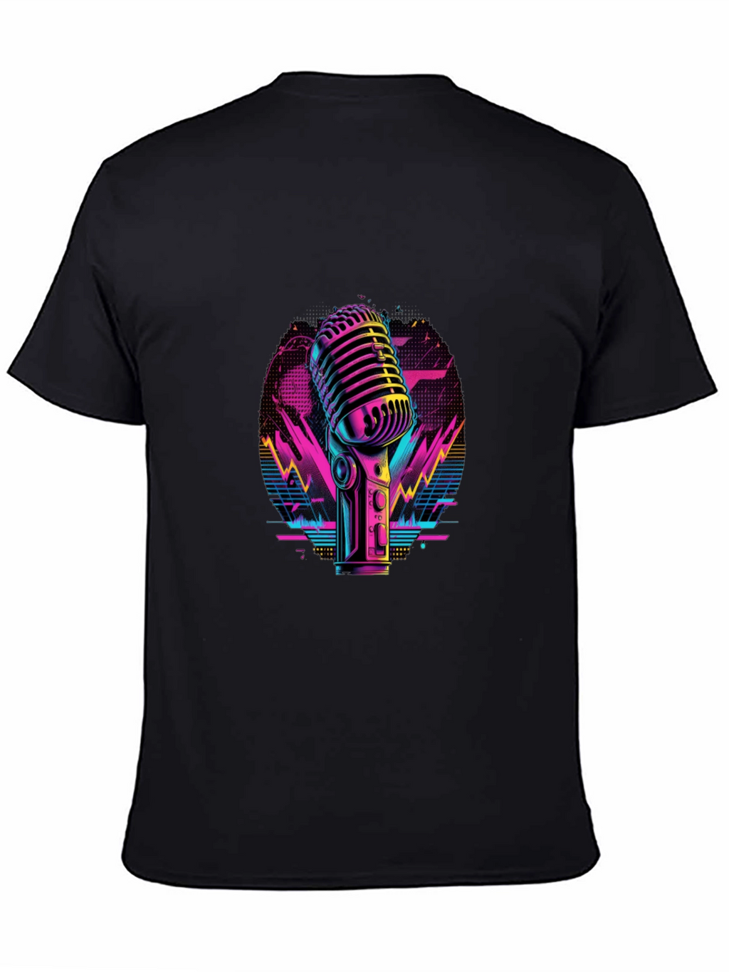 Retro Microphone Graphic Tee