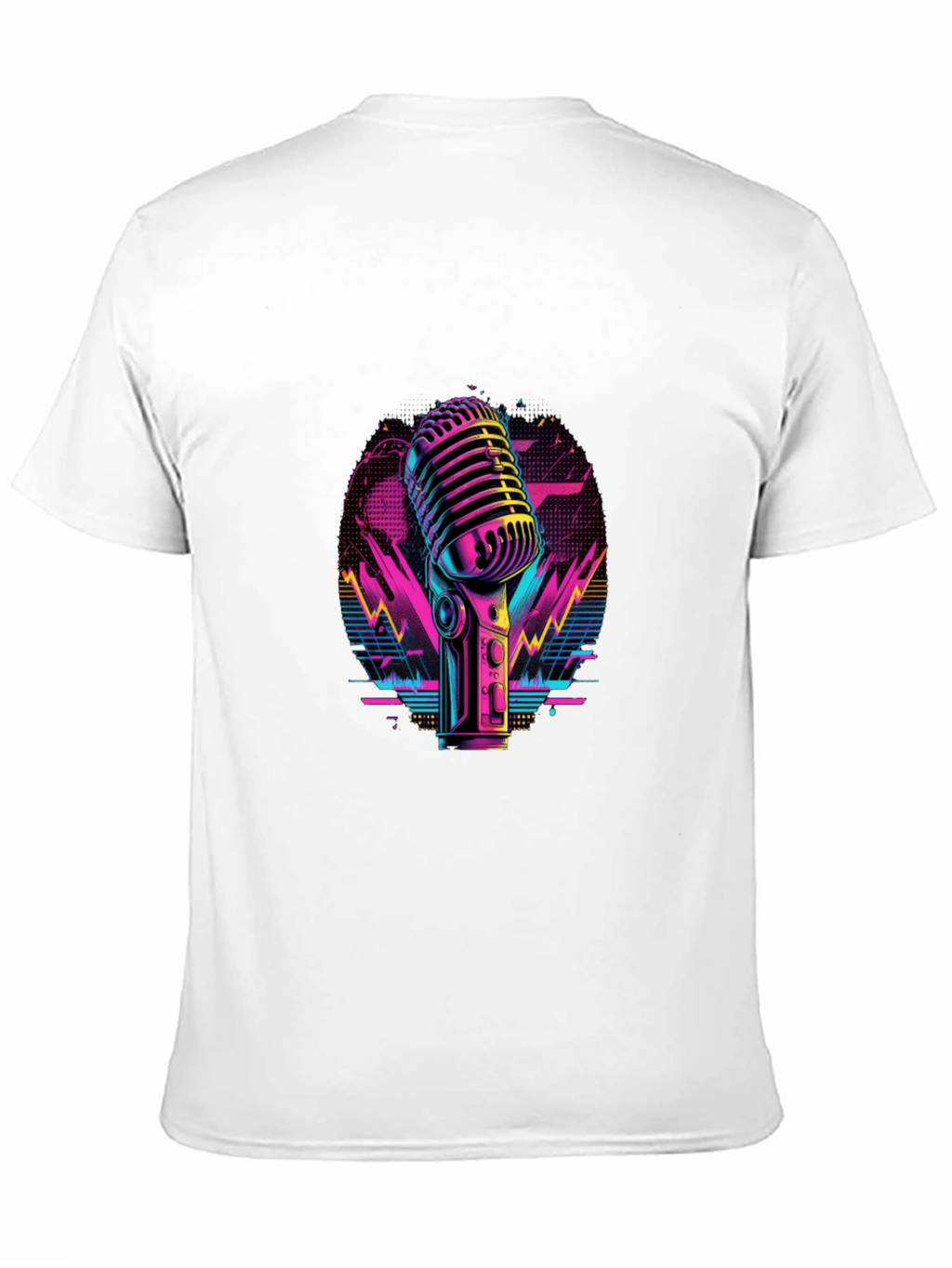 Retro Microphone Graphic Tee