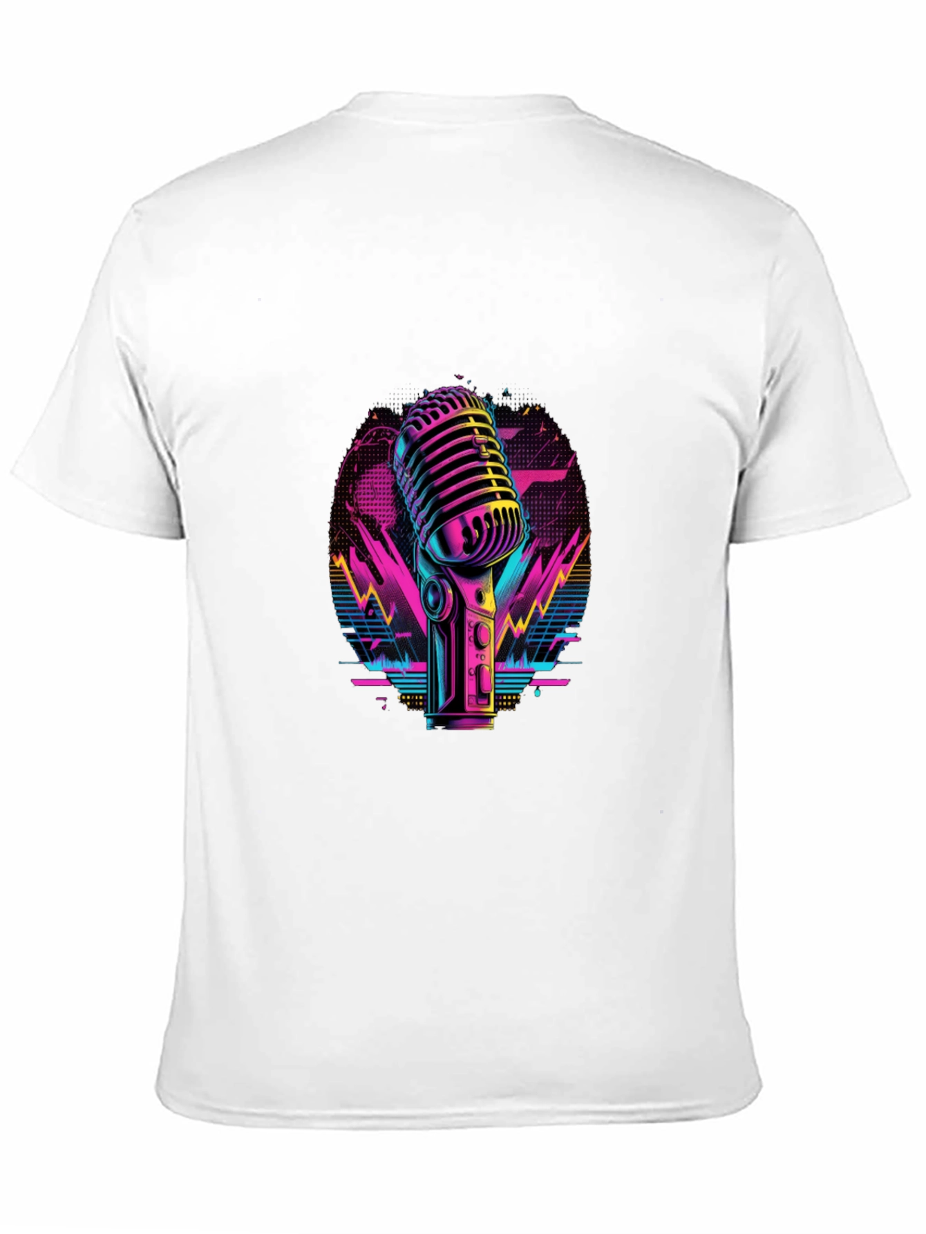 Retro Microphone Graphic Tee