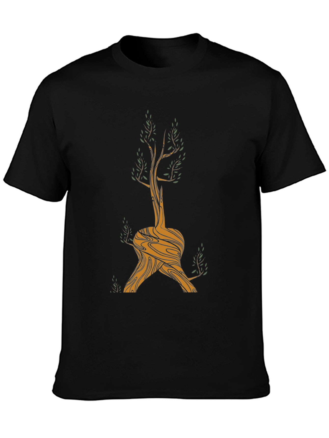 Unique Tree Graphic Tee - Nature Inspired Design