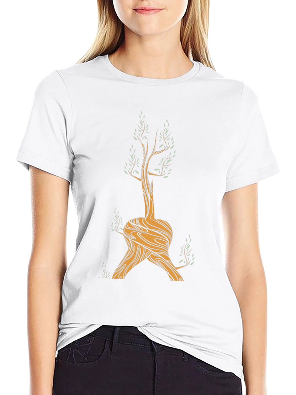 Unique Tree Graphic Tee - Nature Inspired Design