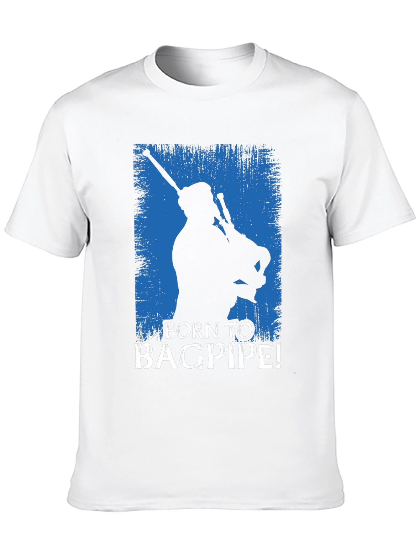 Born to Bagpipe Black T-Shirt