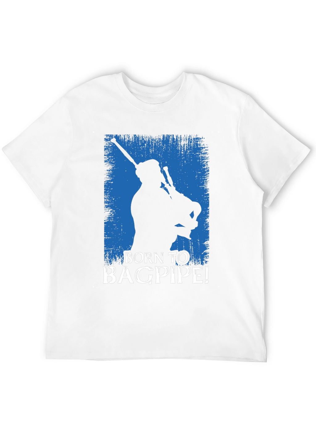 Born to Bagpipe Black T-Shirt