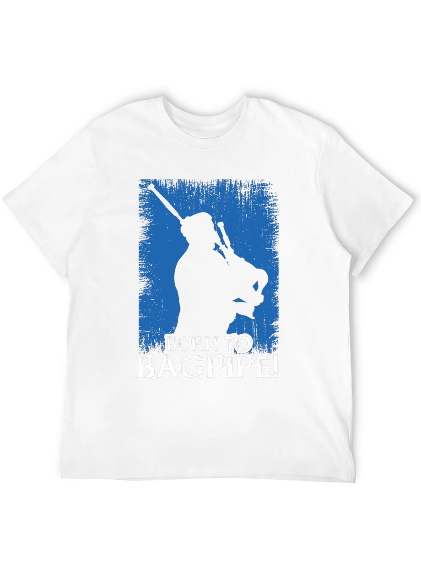 Born to Bagpipe Black T-Shirt