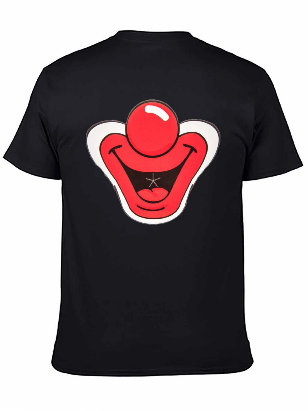 Clown Face Graphic Tee - Black
