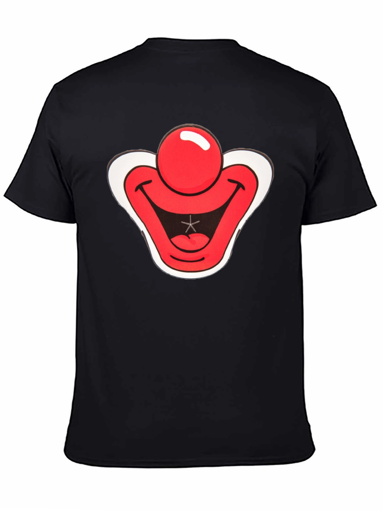 Clown Face Graphic Tee - Black