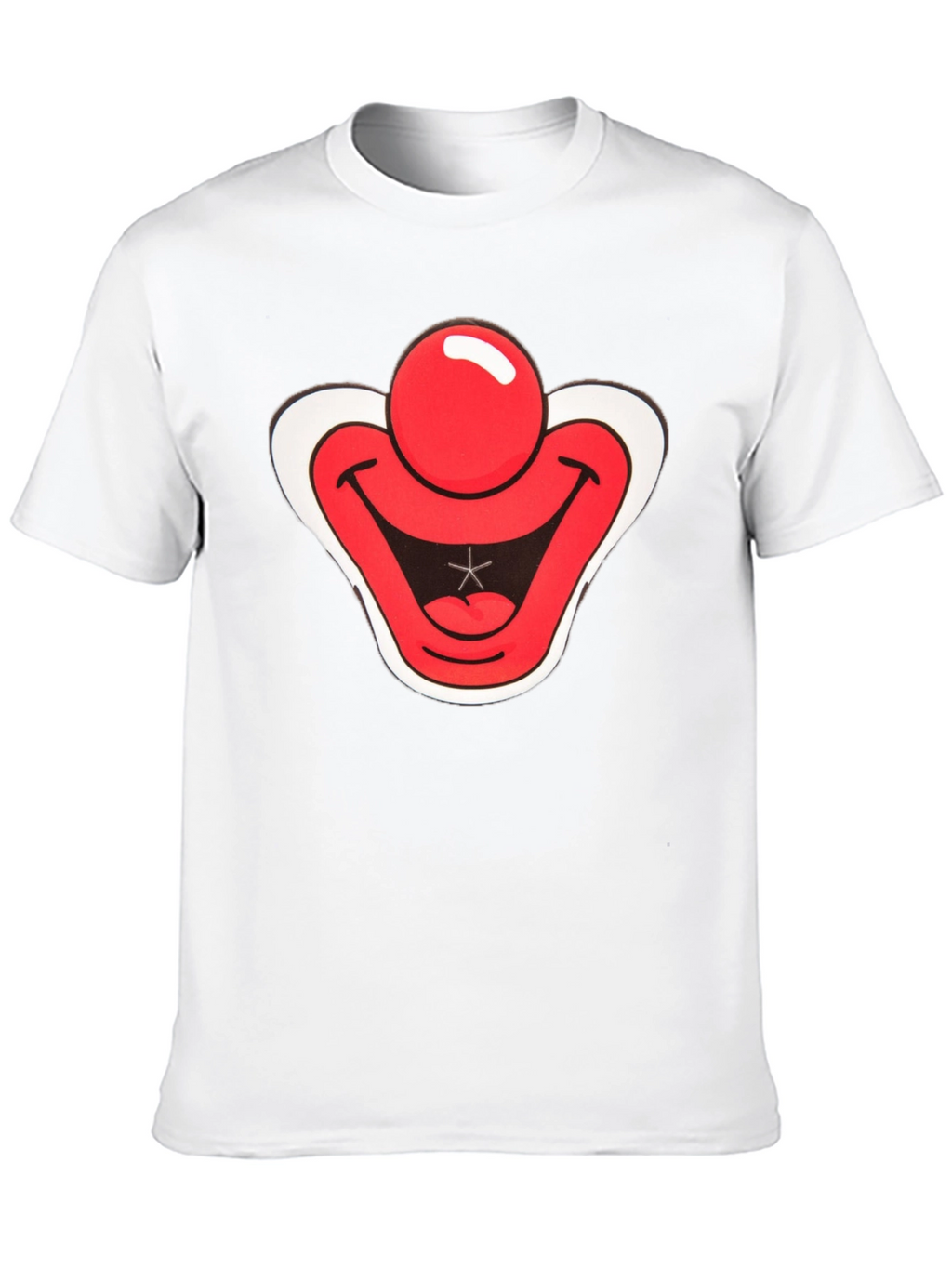 Clown Face Graphic Tee - Black