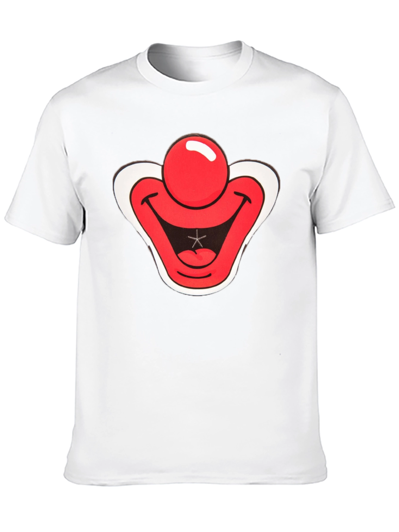 Clown Face Graphic Tee - Black