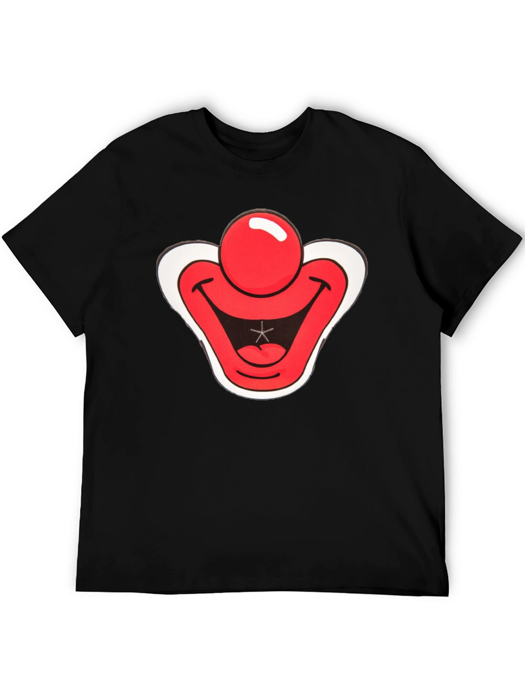 Clown Face Graphic Tee - Black