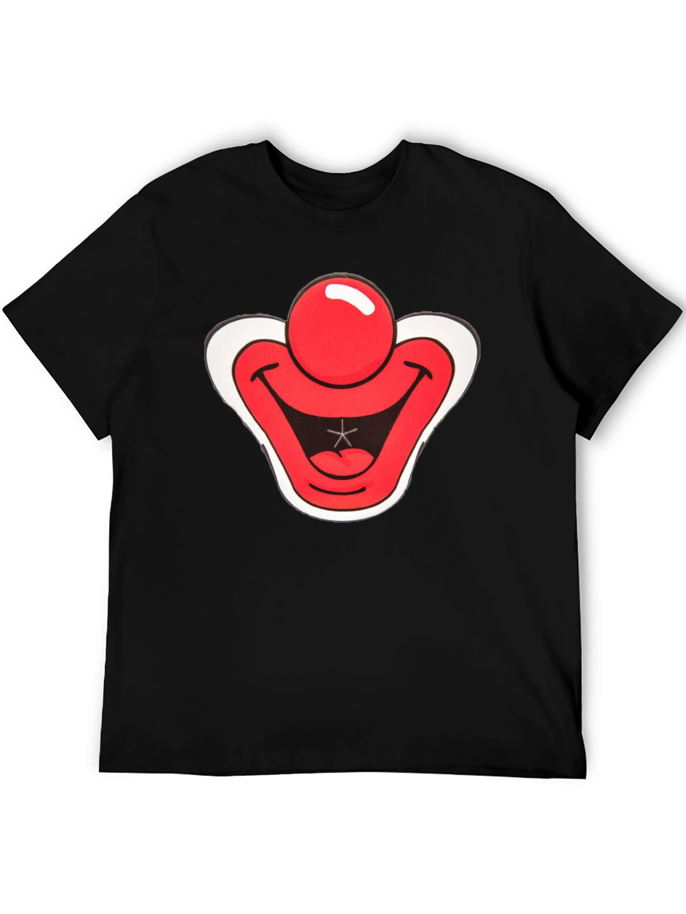 Clown Face Graphic Tee - Black