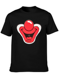 Clown Face Graphic Tee - Black