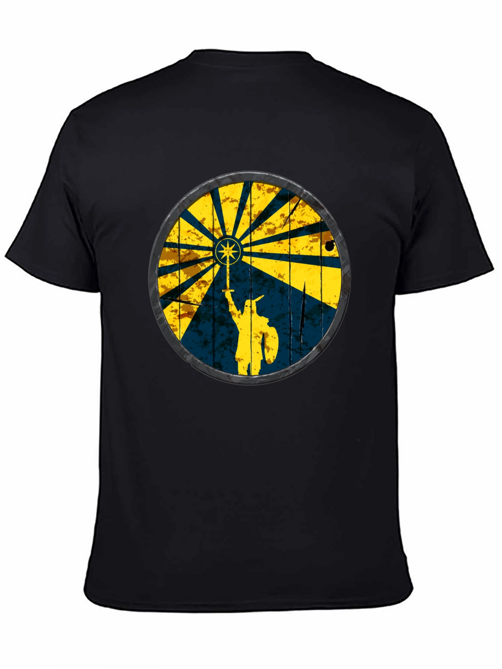 Viking Shield Graphic Tee - Black
