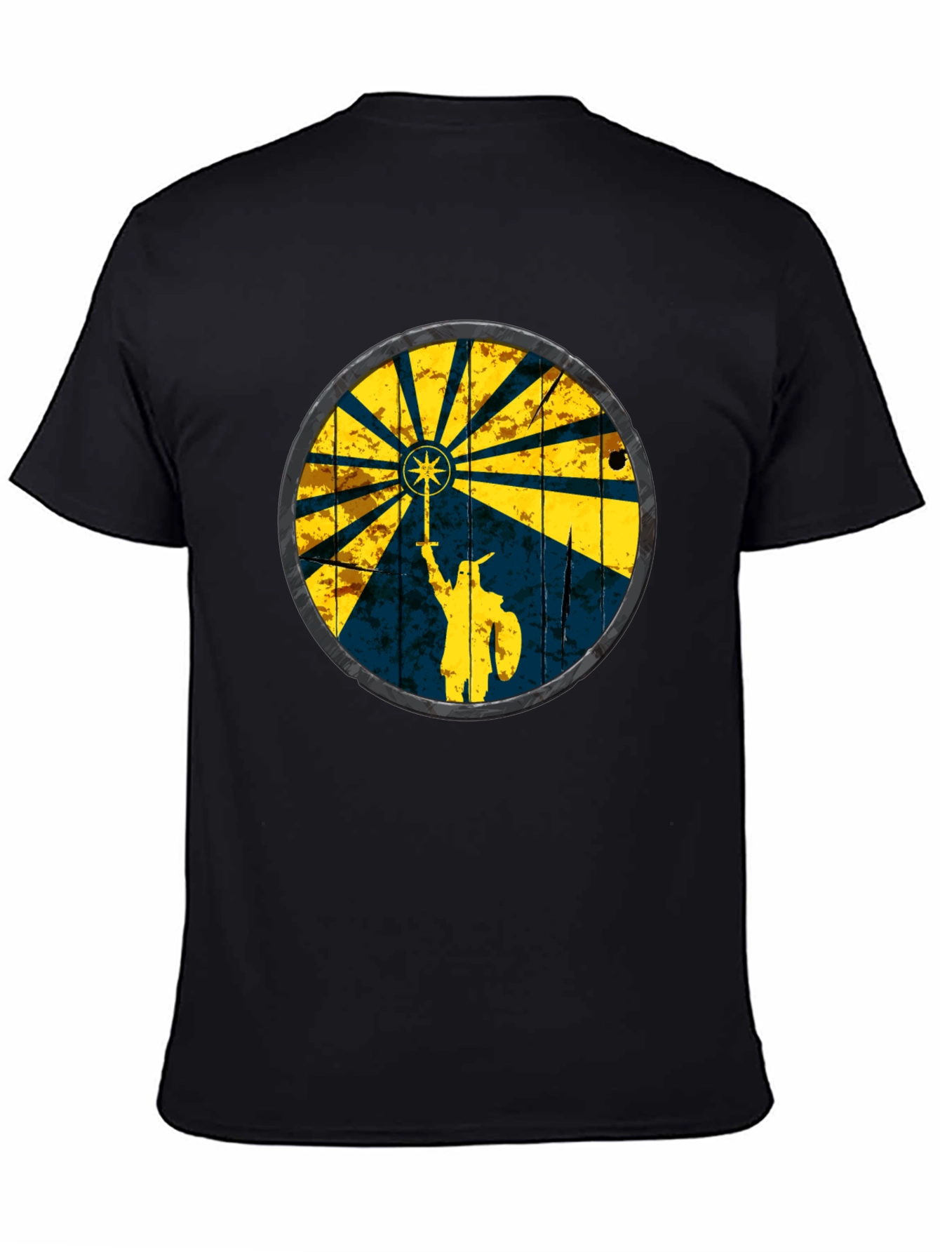 Viking Shield Graphic Tee - Black