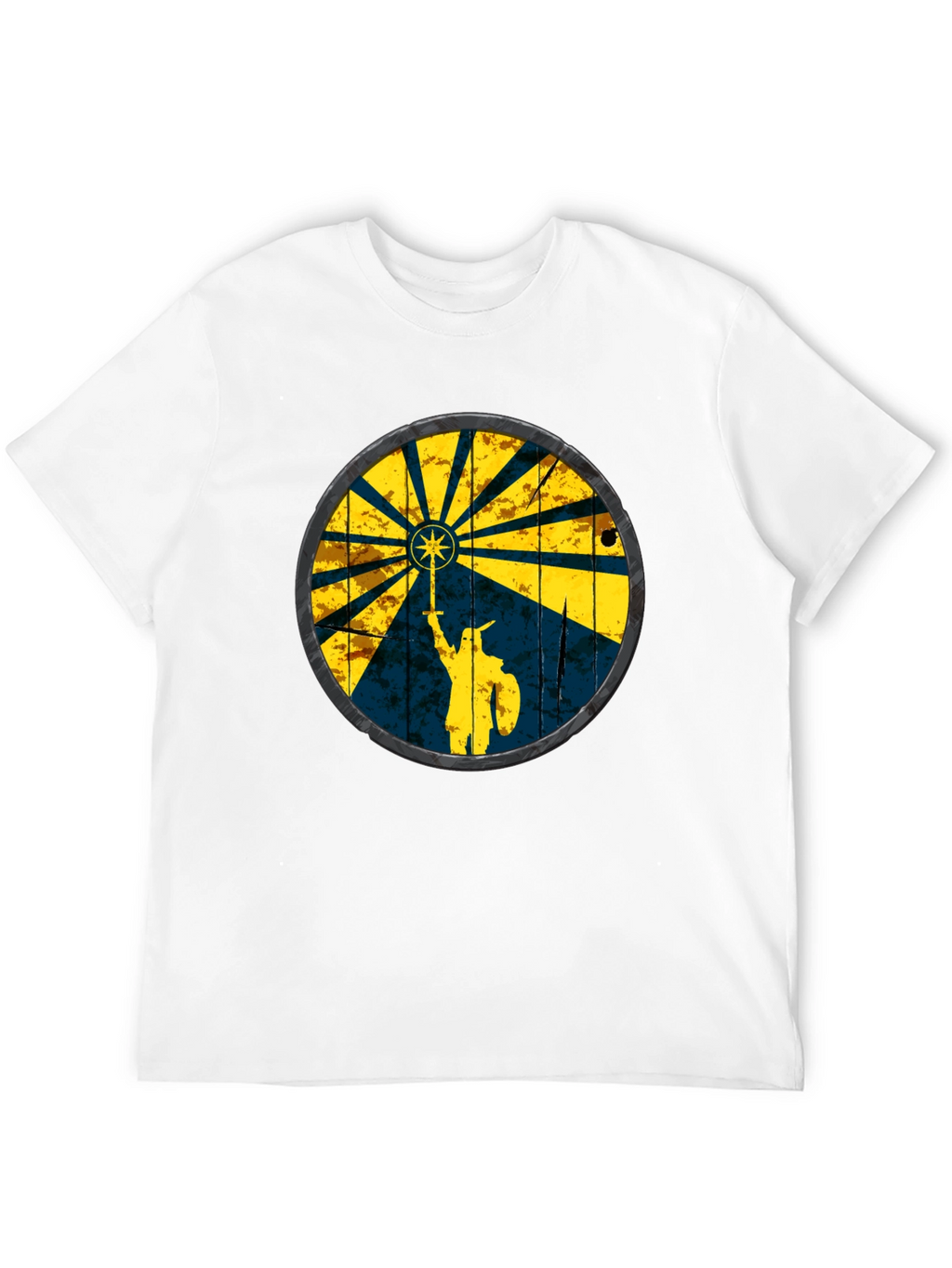 Viking Shield Graphic Tee - Black