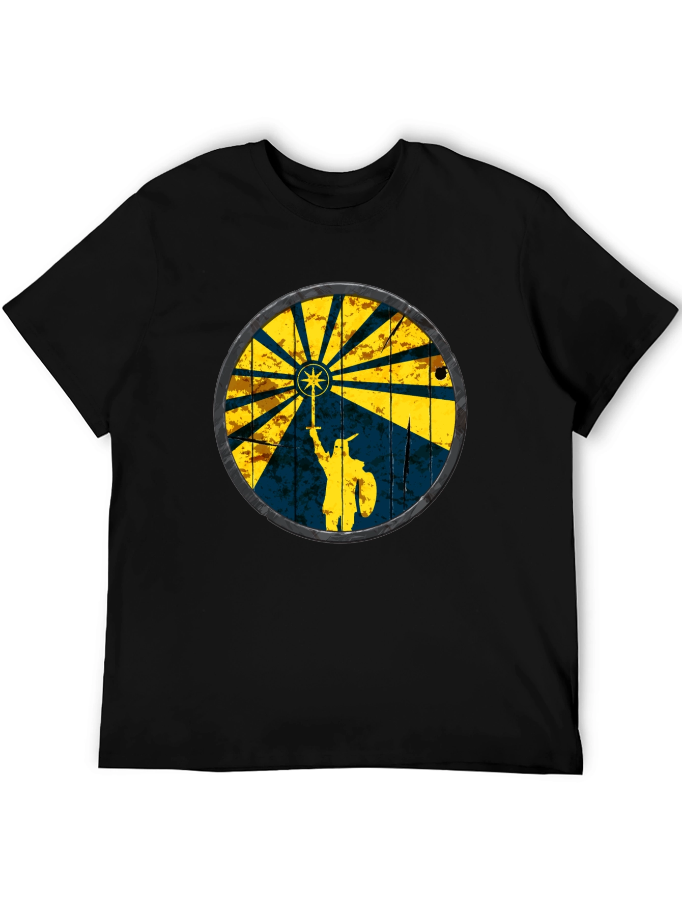 Viking Shield Graphic Tee - Black