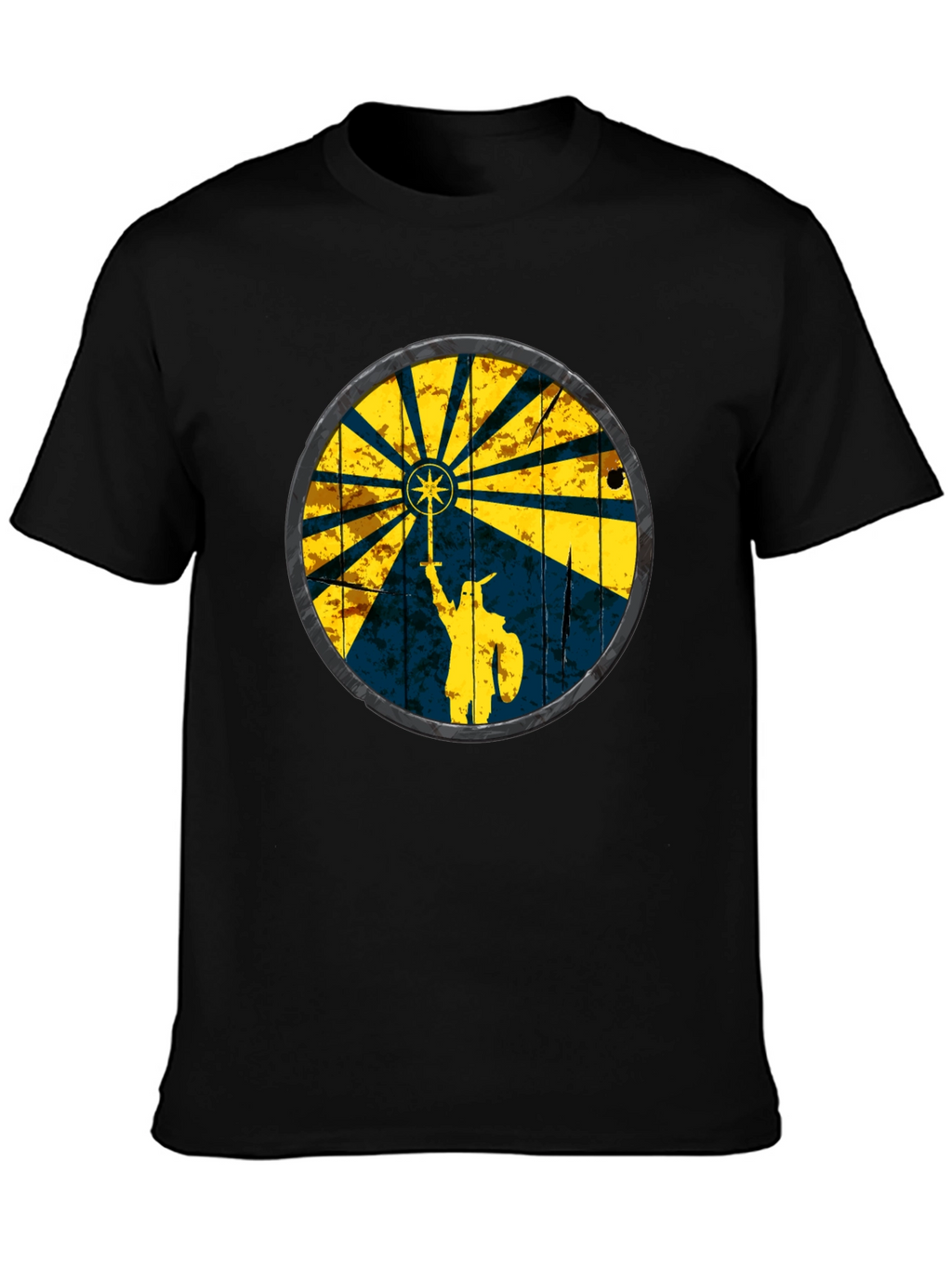 Viking Shield Graphic Tee - Black