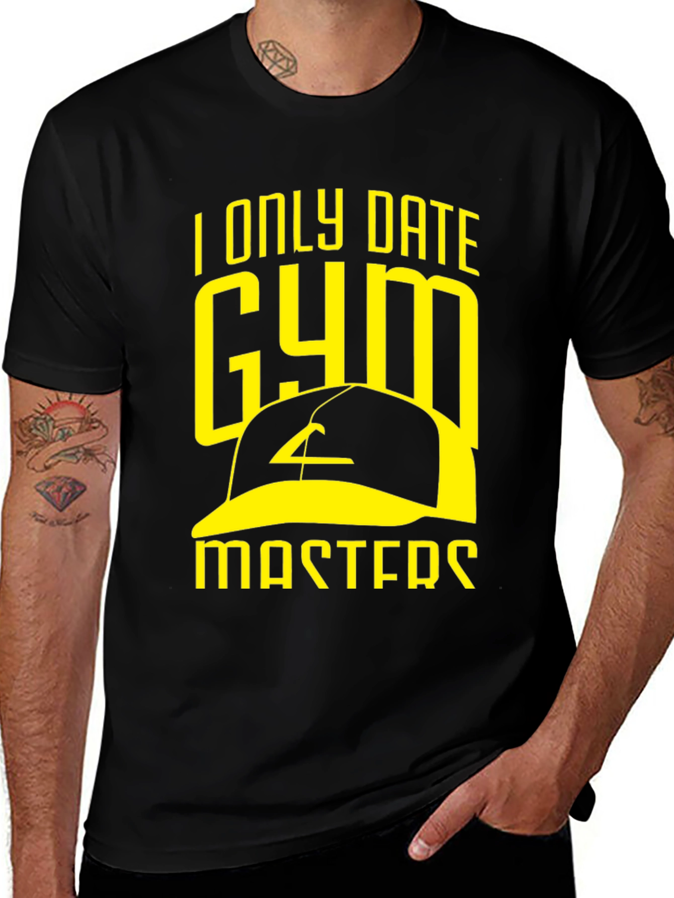 Gym Masters Graphic Tee - Black