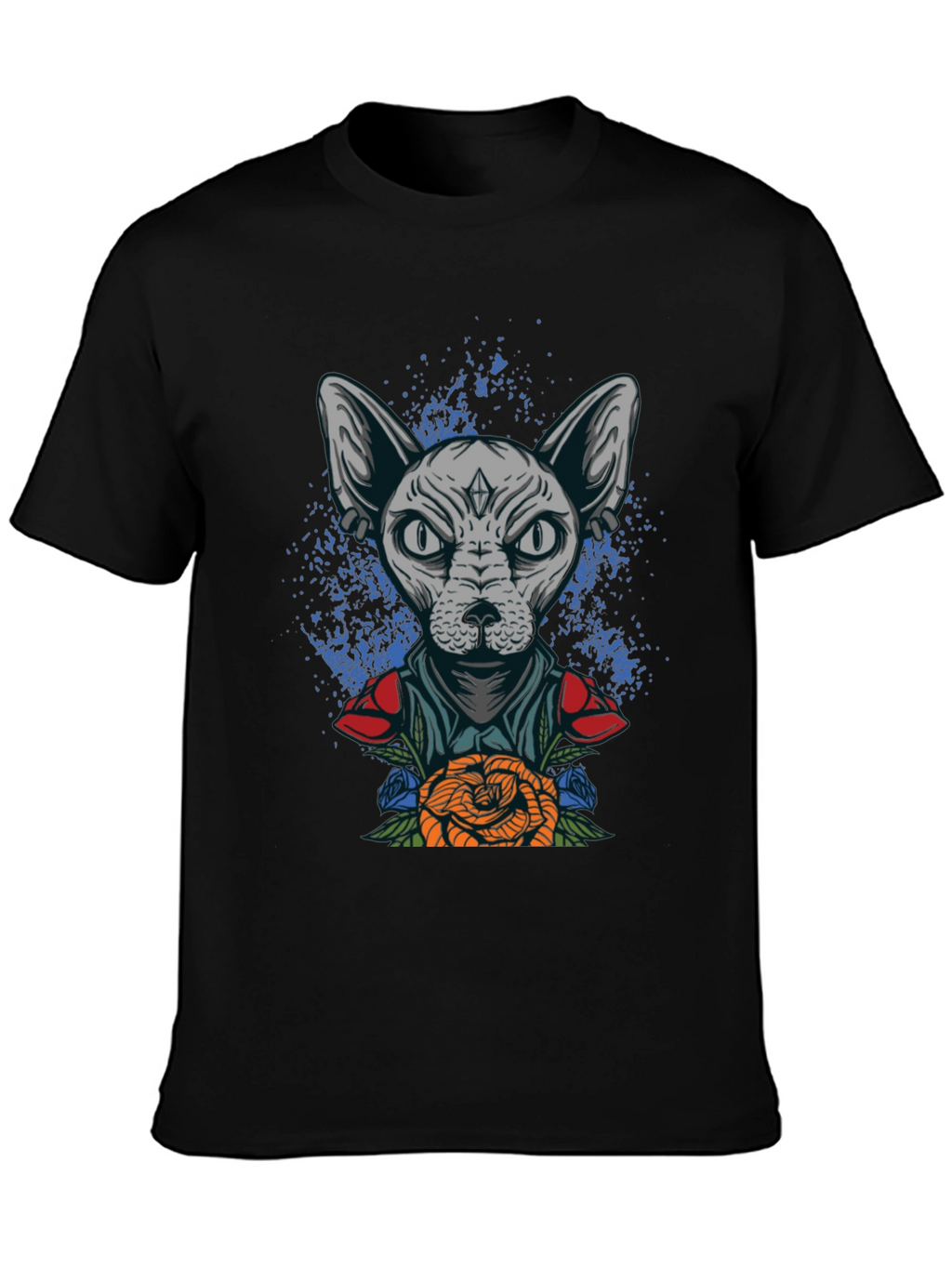 Sphynx Cat Tattoo Art Graphic Tee