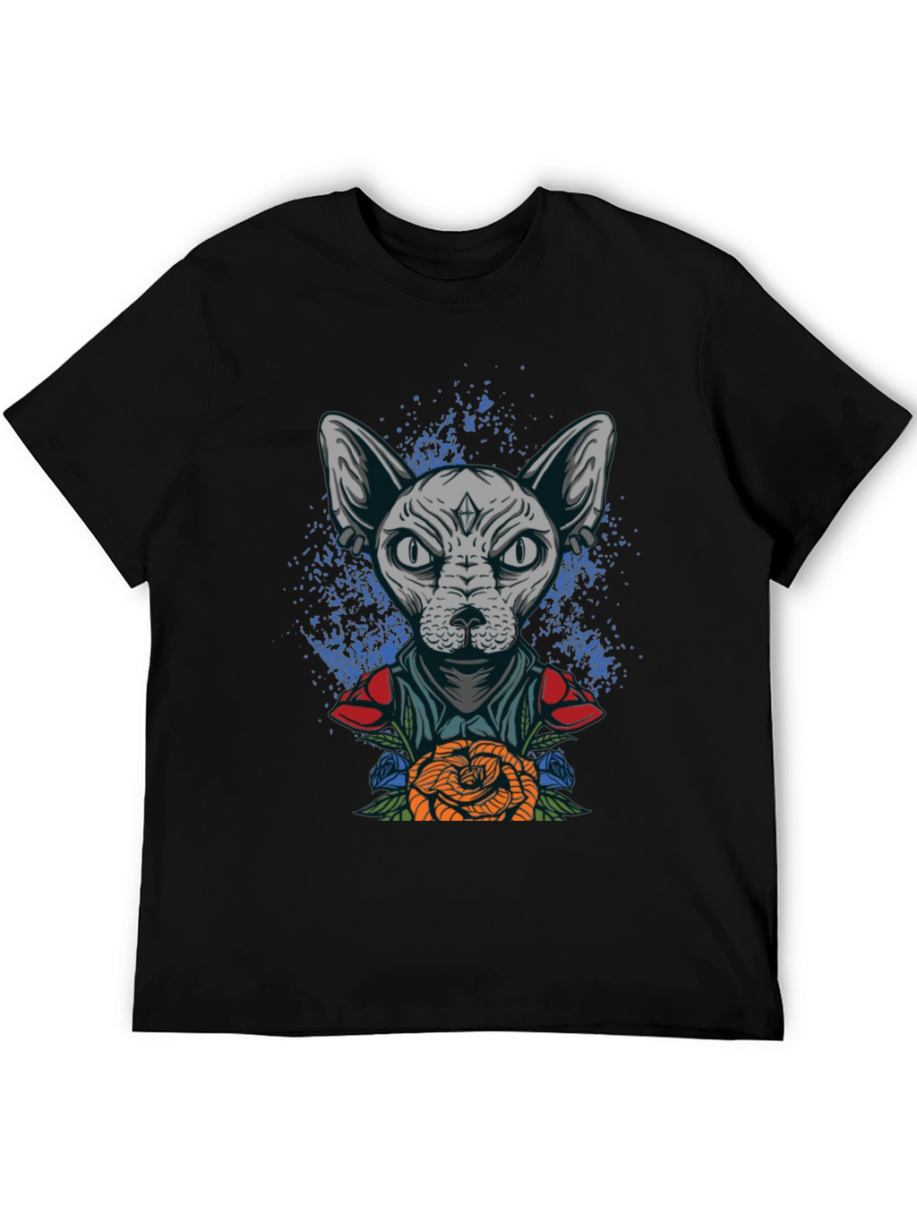 Sphynx Cat Tattoo Art Graphic Tee