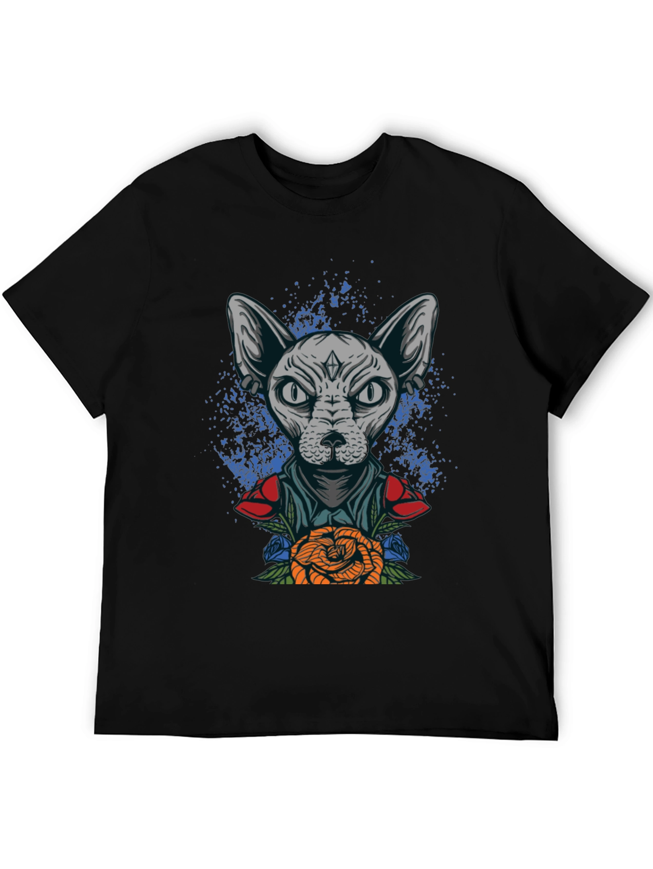Sphynx Cat Tattoo Art Graphic Tee