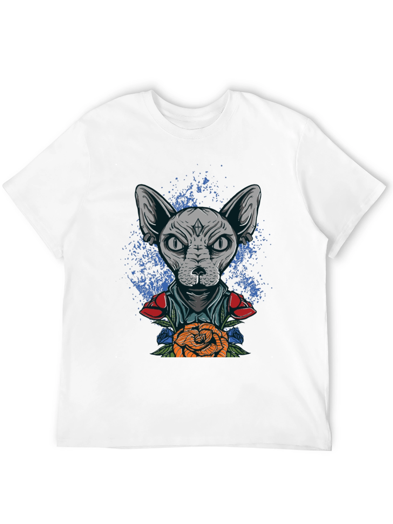Sphynx Cat Tattoo Art Graphic Tee