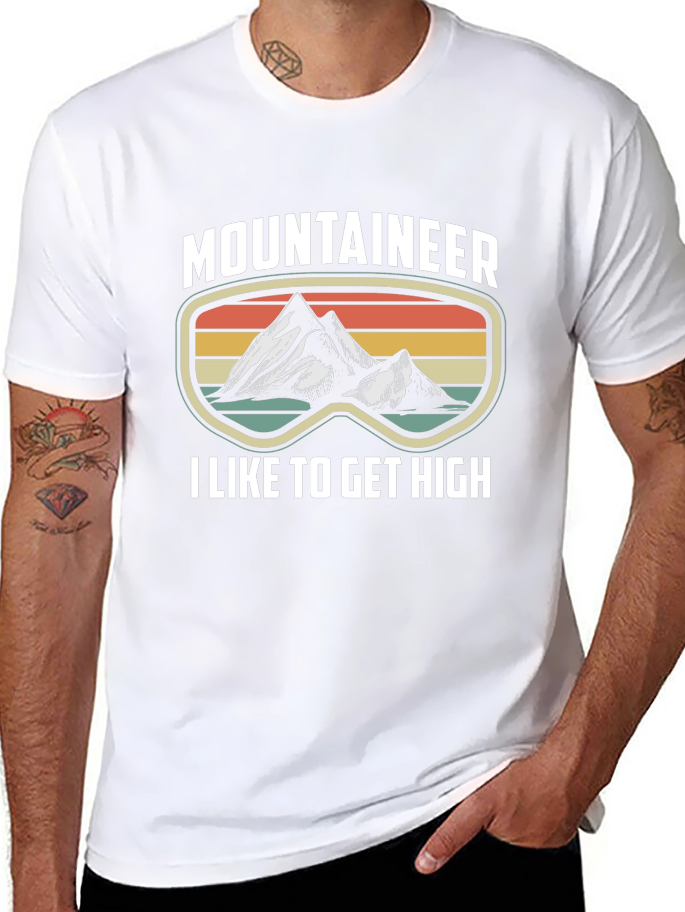 Mountaineer I Like to Get High Graphic Tee