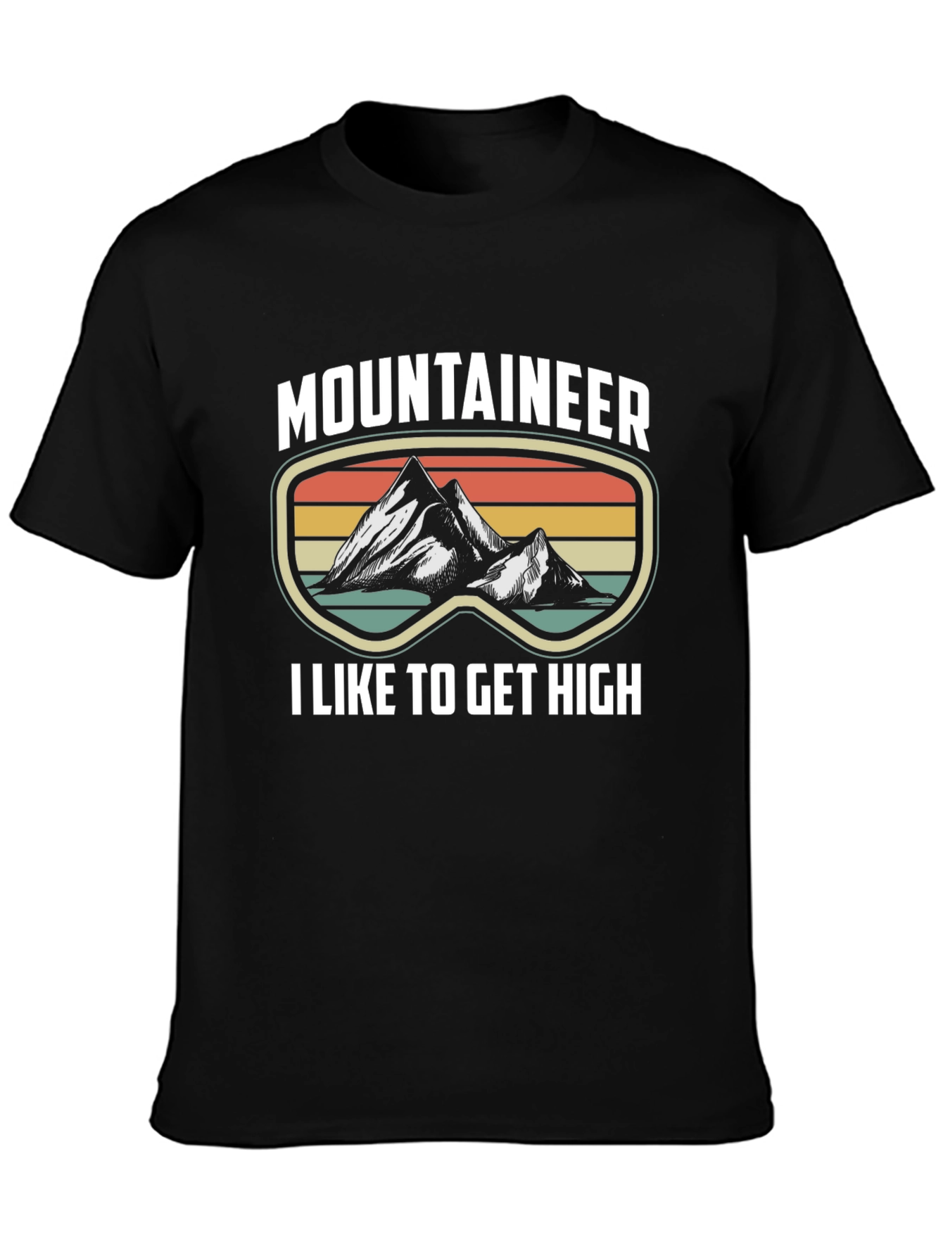 Mountaineer I Like to Get High Graphic Tee