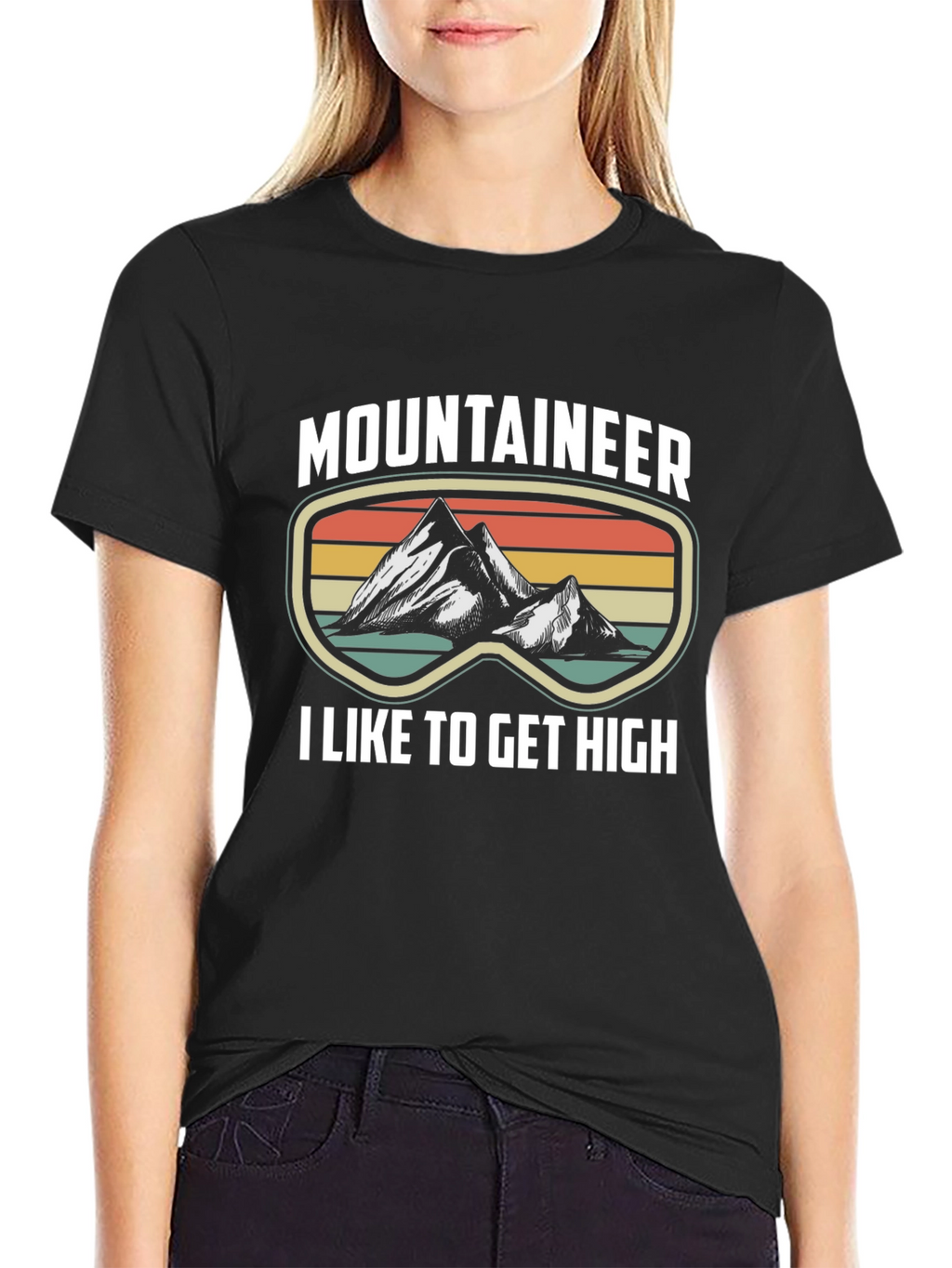 Mountaineer I Like to Get High Graphic Tee
