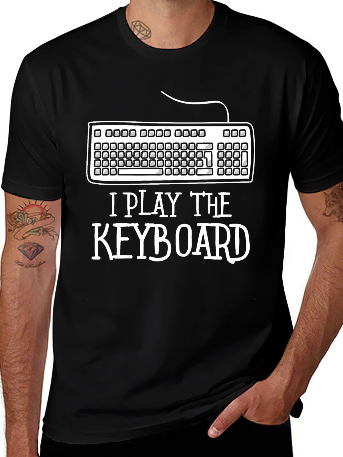 I Play the Keyboard Graphic T-Shirt