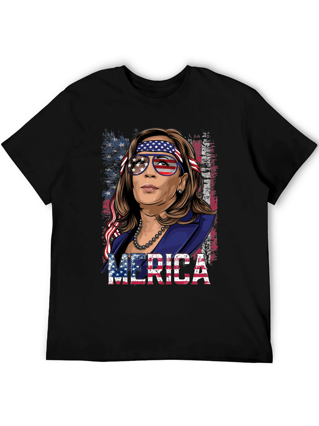 Kamala Harris Patriotic T-Shirt - Merica!