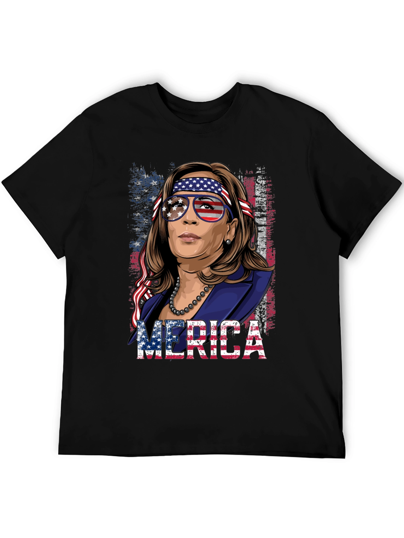 Kamala Harris Patriotic T-Shirt - Merica!