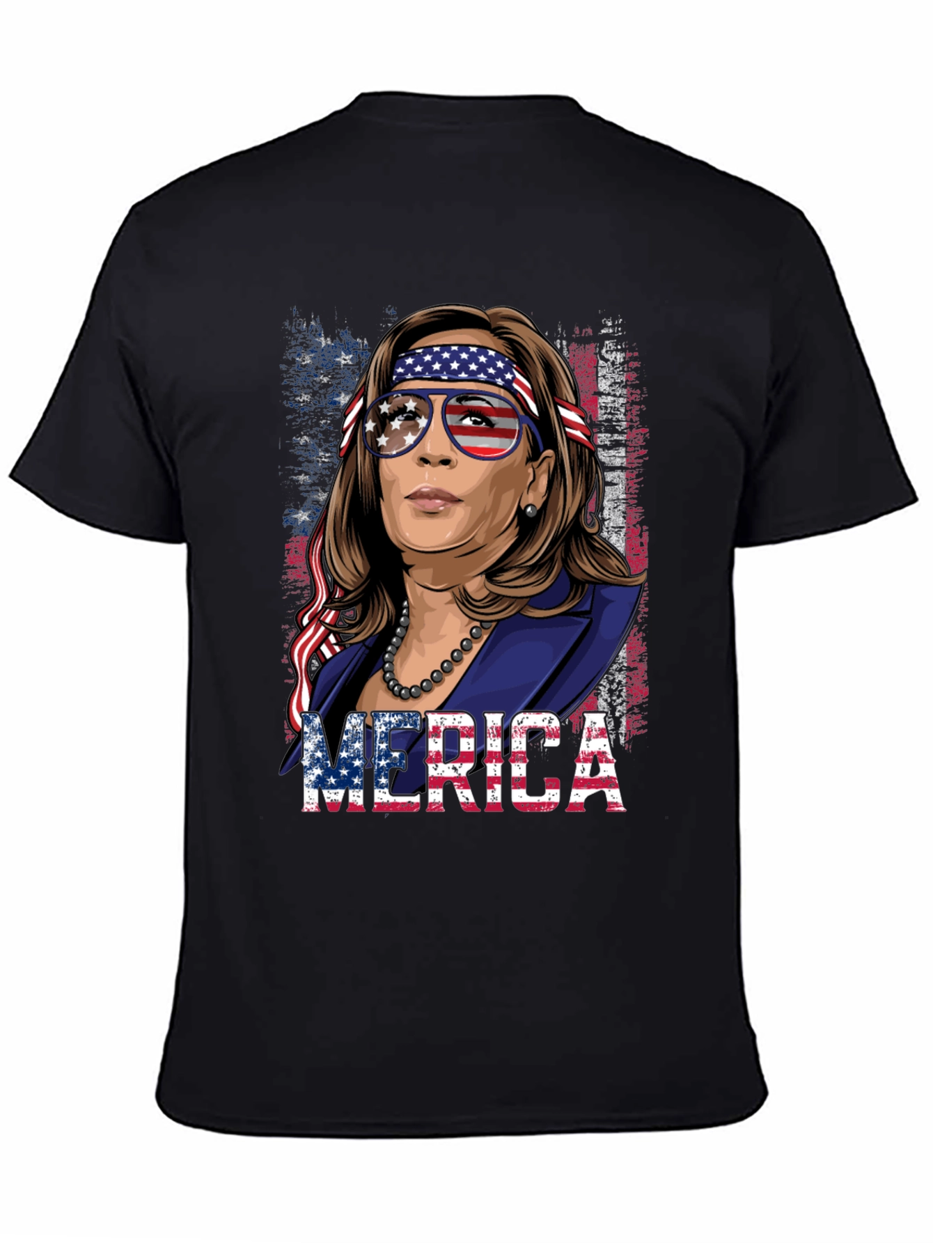Kamala Harris Patriotic T-Shirt - Merica!