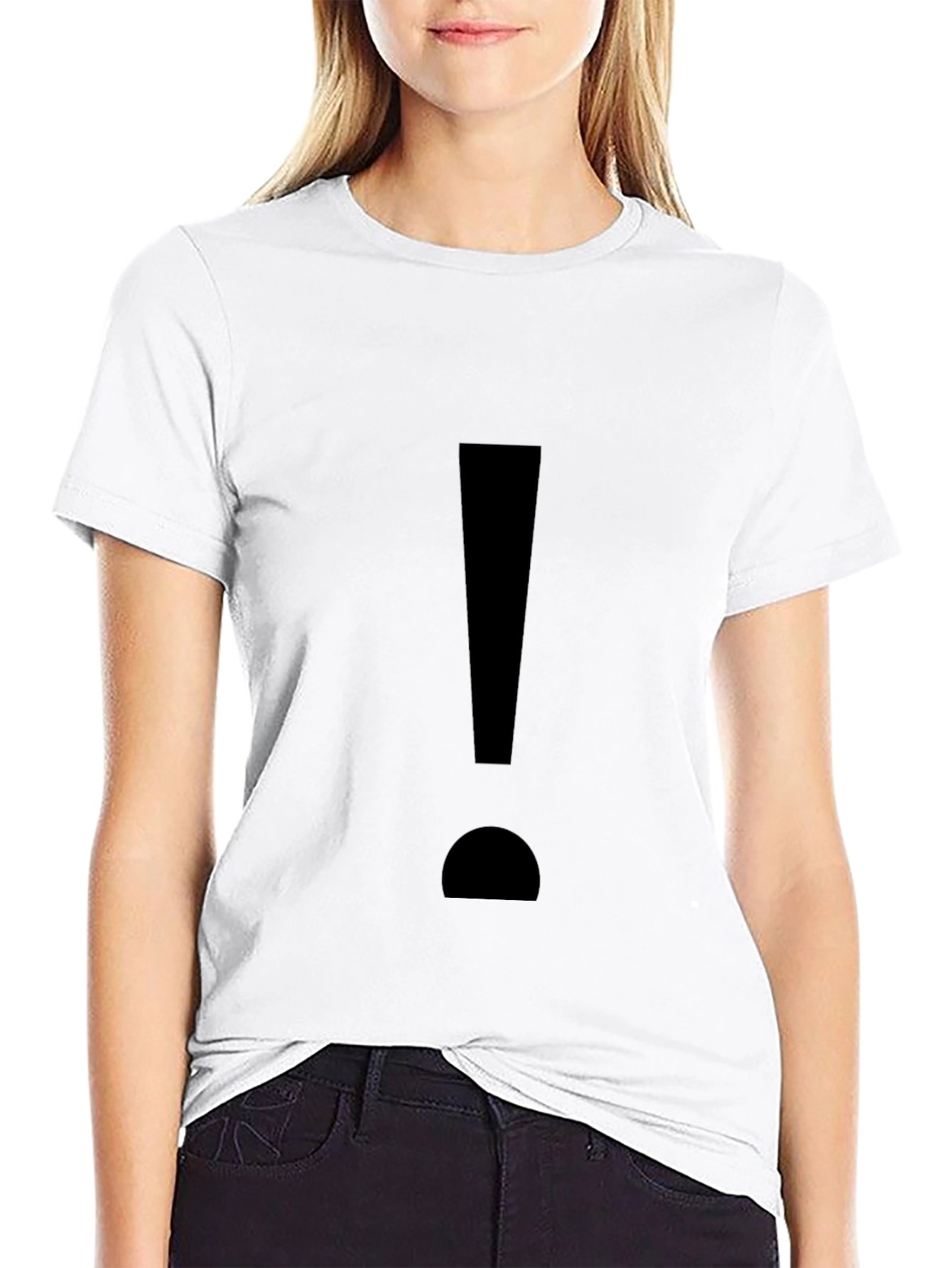 Exclamation Point Black T-Shirt