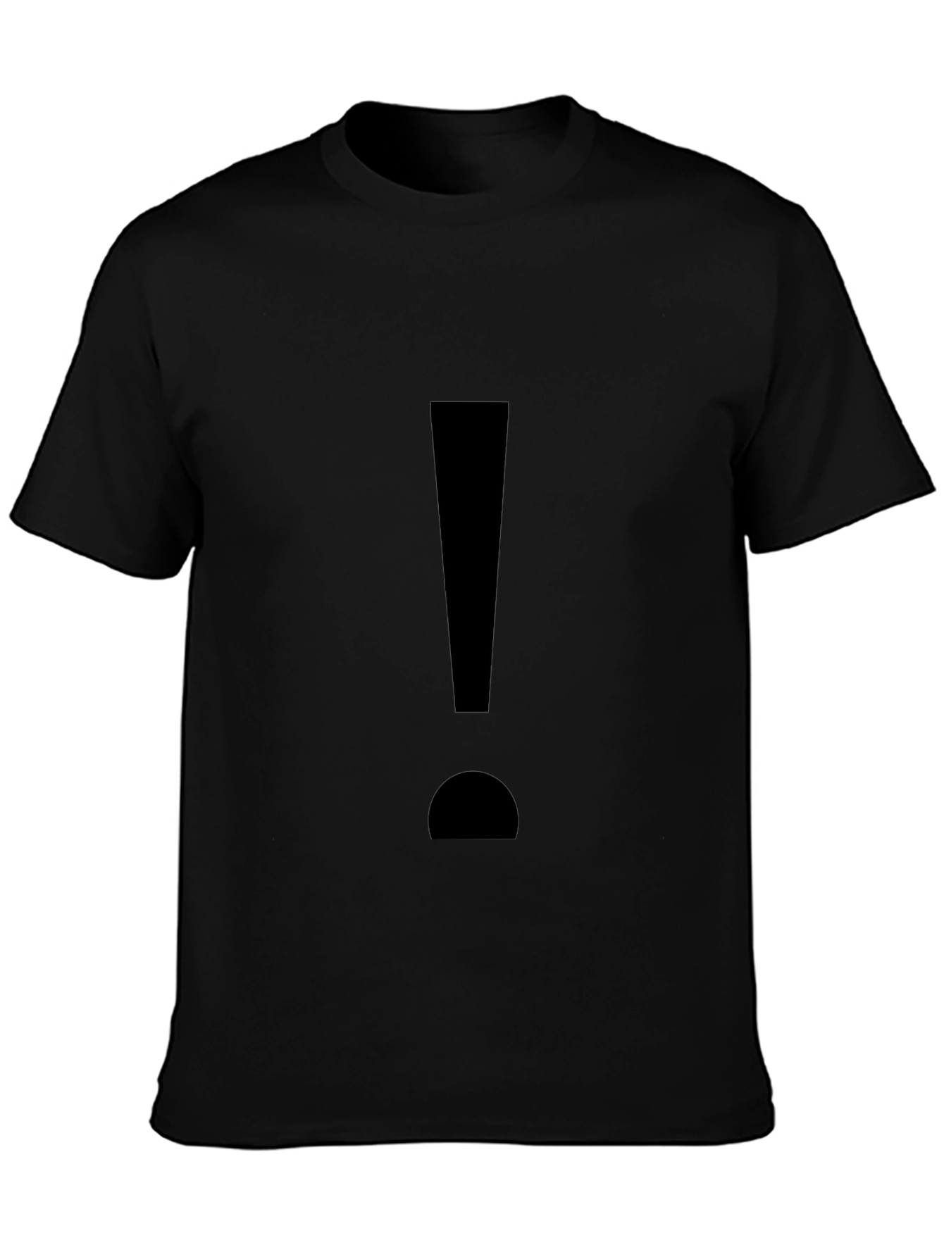Exclamation Point Black T-Shirt