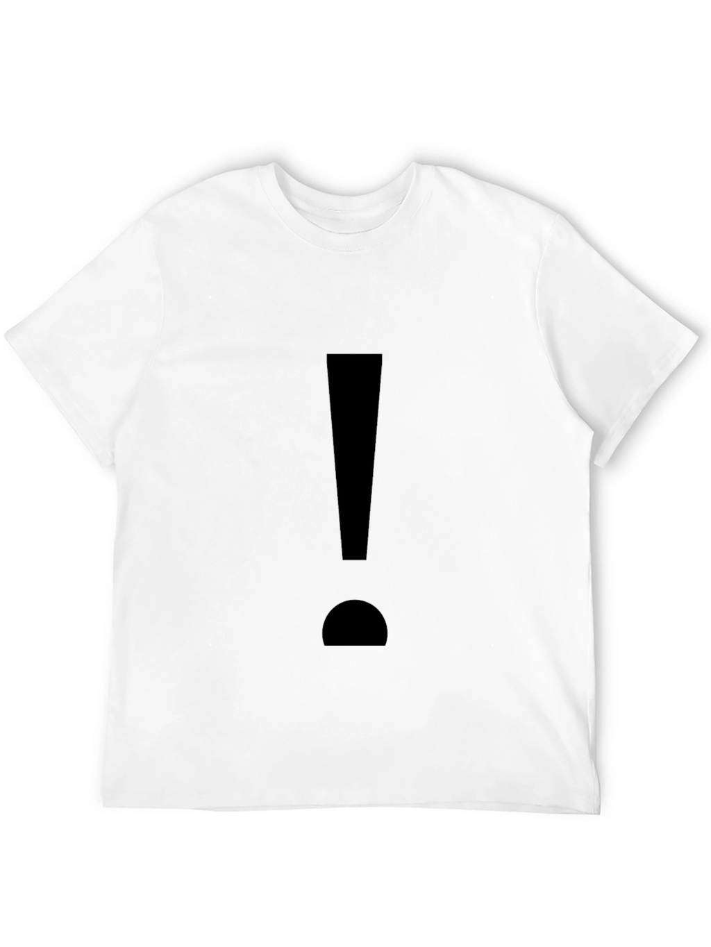 Exclamation Point Black T-Shirt
